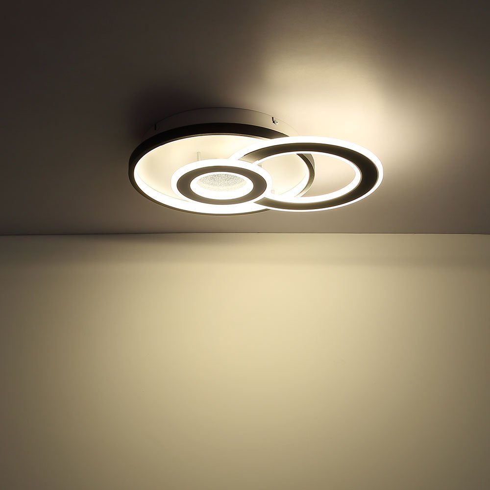 Globo LED Deckenleuchte, Deckenleuchte L Schlafzimmerlampe Nachtlicht Dimmbar LED Fernbedienung