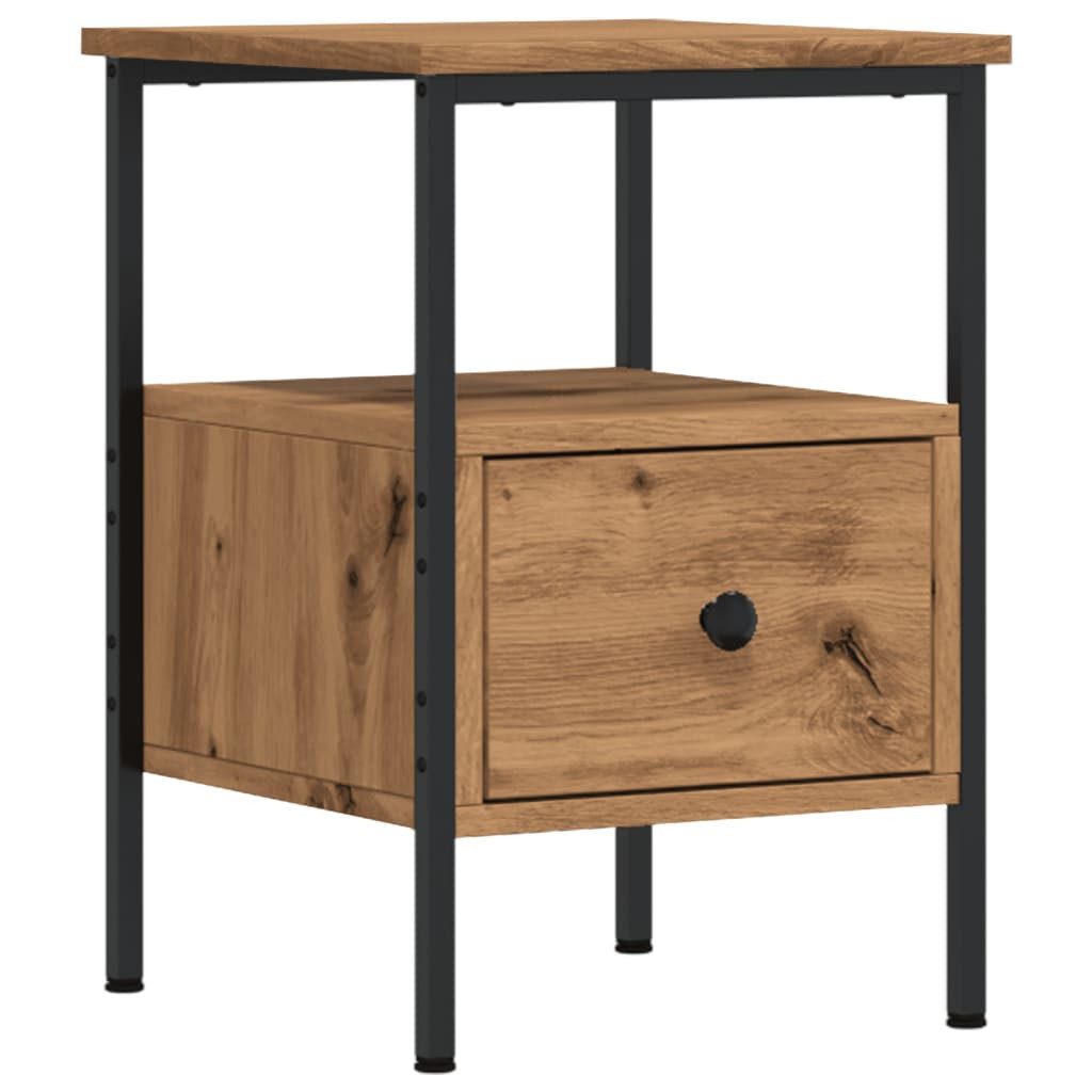 vidaXL Nachttisch Nachttisch Artisan-Eiche 34x36x50 cm günstig online kaufen