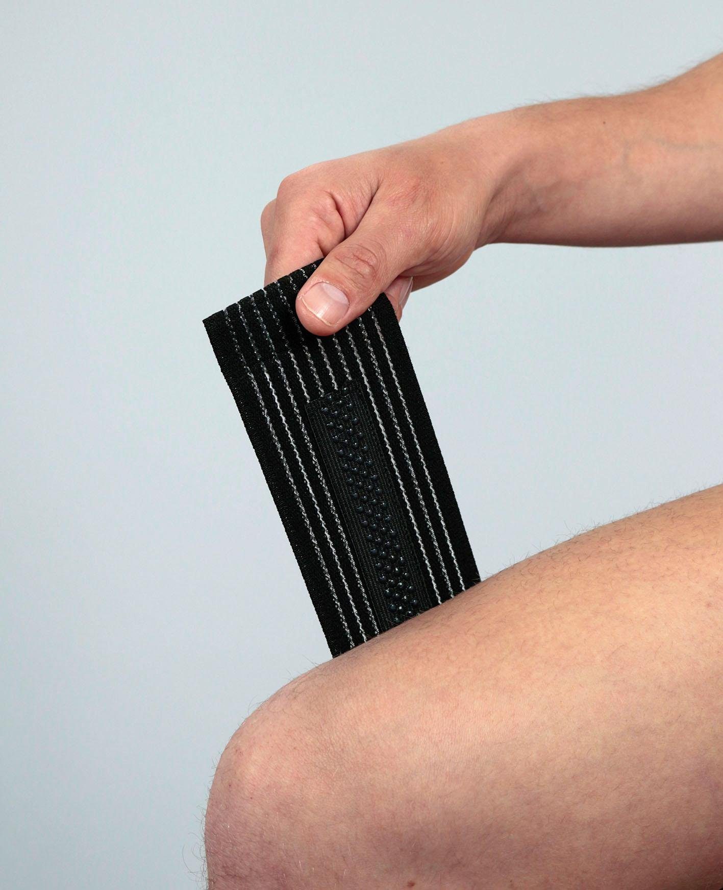 Hydas Kniebandage Multifunktionsgelenkbandage mit Anti-Rutsch Beschichtung, zur Stabilisierung von Gelenken und Muskeln
