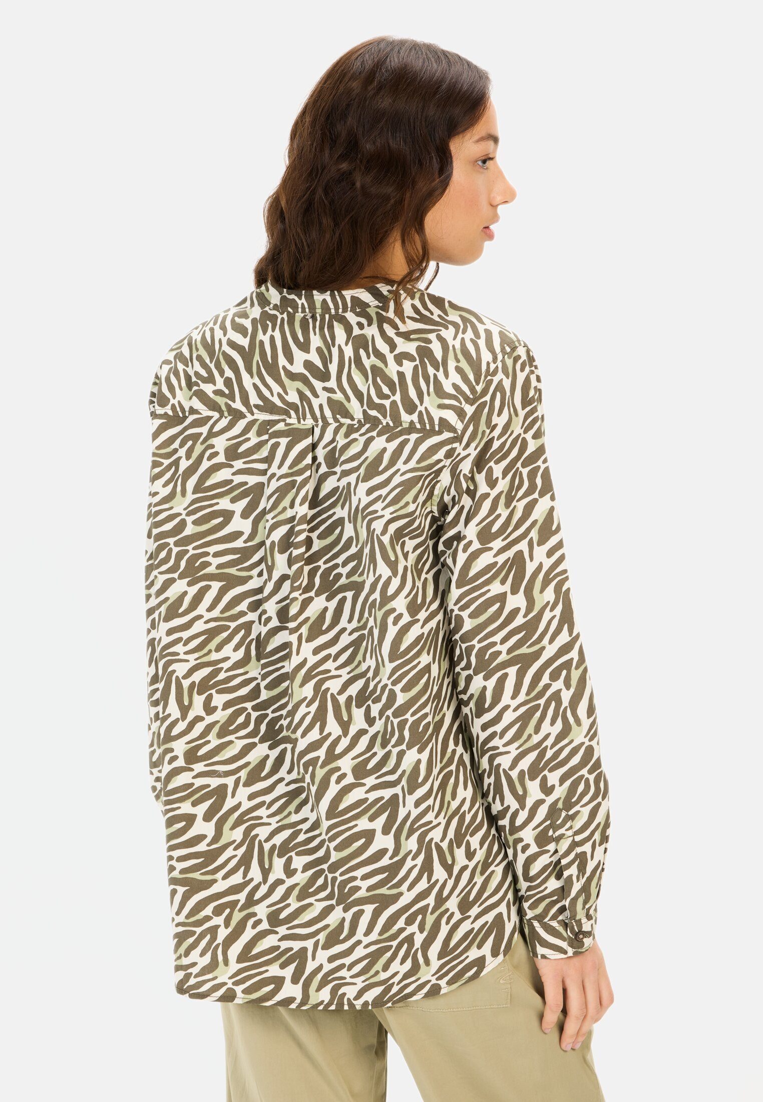 camel active Schlupfbluse mit Allover-Print Allover günstig online kaufen