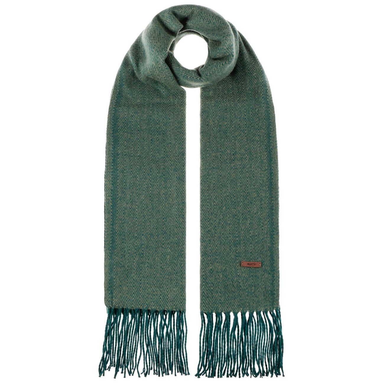 Barts Strickschal, (1-St), Herrenschal mit Fransen