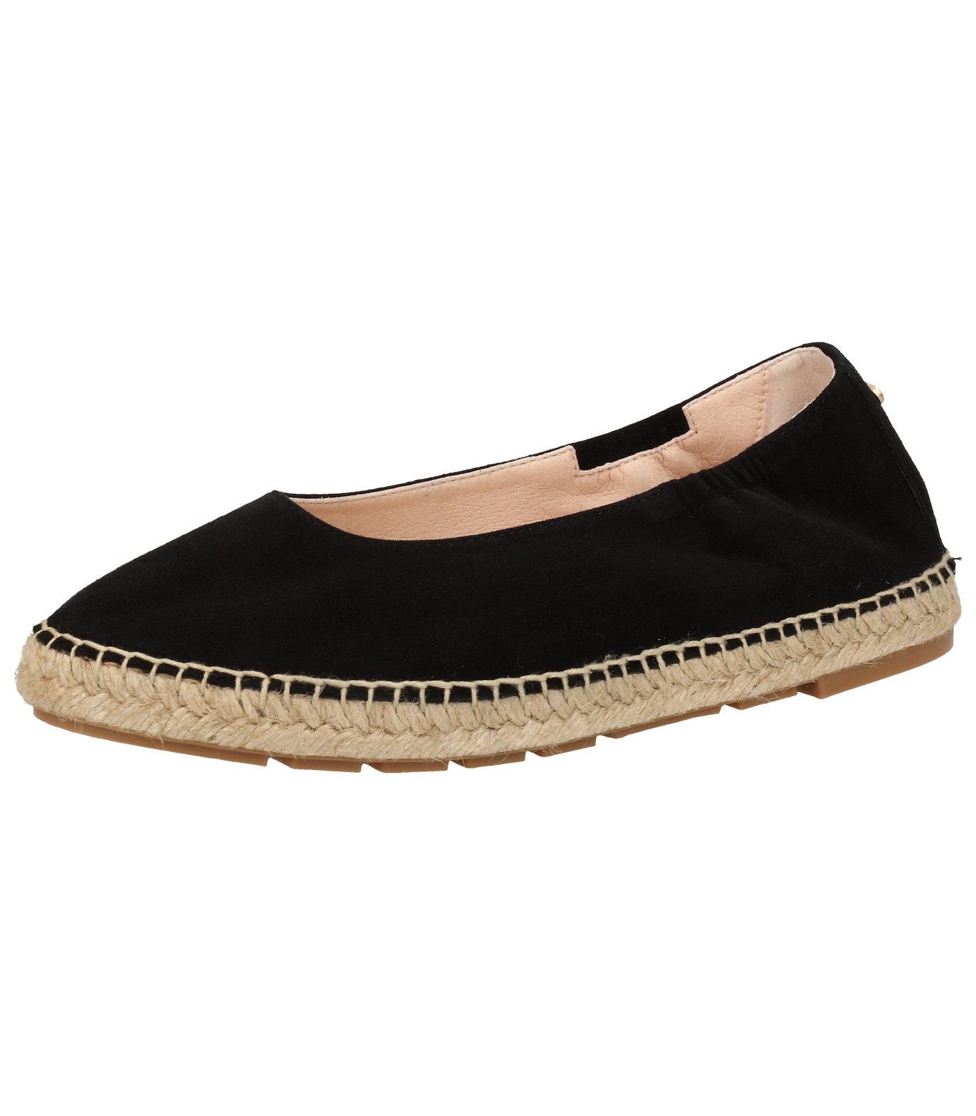 Fred de la Bretoniere Ballerinas Leder Ballerina Schwarz