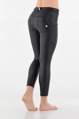 Freddy Jeggings Freddy WR.UP Push-Up Hose Vegan Leather 7/8 Regular High Waist schwarz