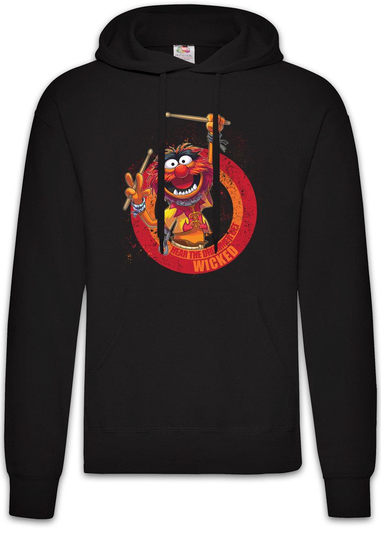Hoodie Wicked Drummer Herren Hoodie Schlagzeuger Drums Heavy Metal Rock Fun