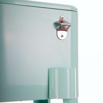 Bigbuy Kühlbox Tragbarer Kühlschrank Fresh grün Metall Stahl Polypropylen 74 x 43 x 8