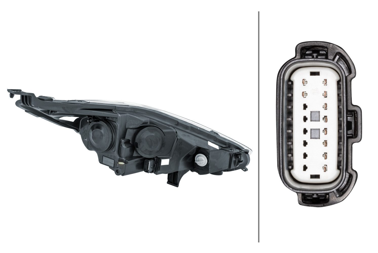Hella LED Scheinwerfer HELLA 1LL 354 803-071 Halogen-Hauptscheinwerfer - links - für u.a. For