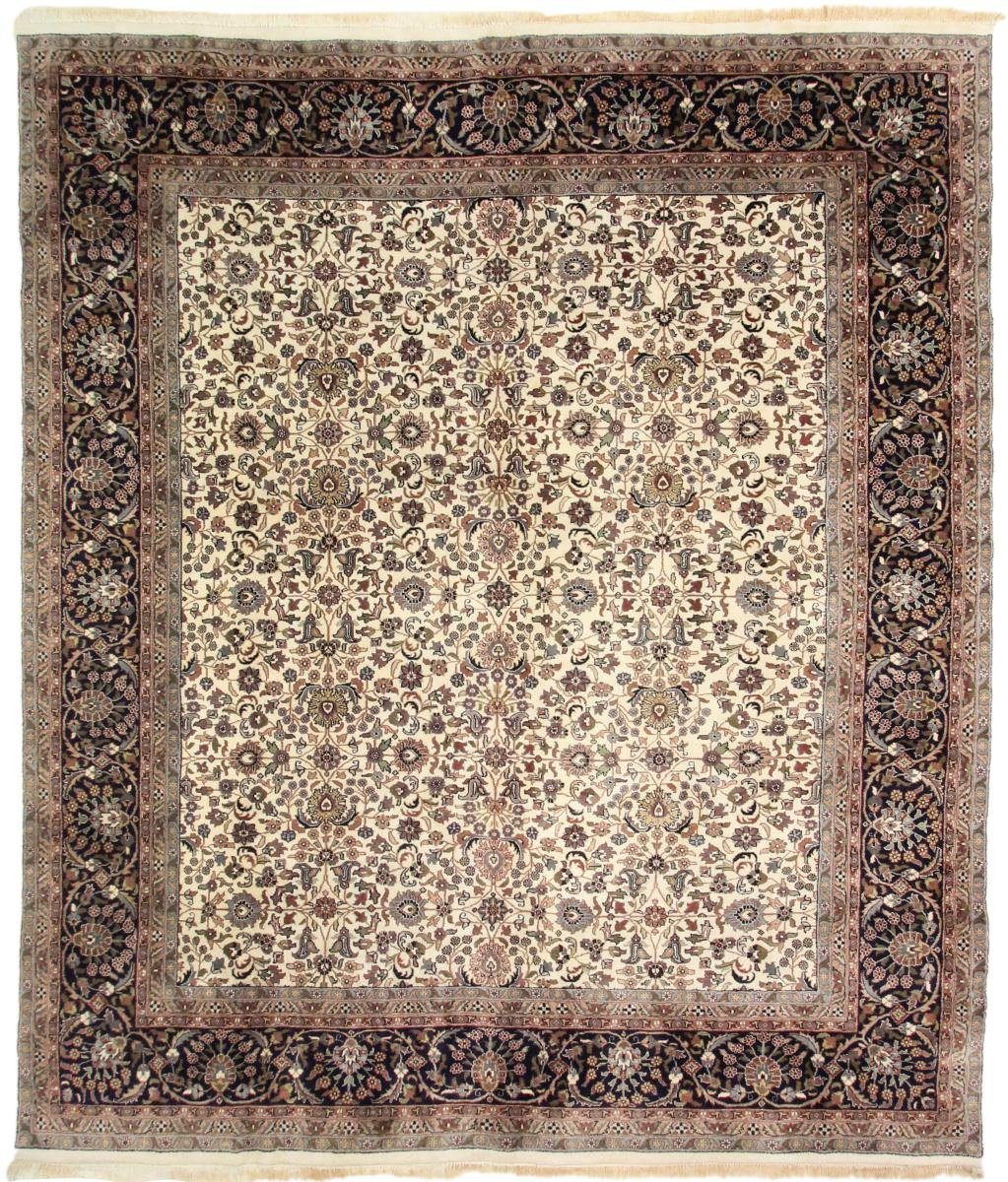 Orientteppich Indo Keshan 250x284 Handgeknüpfter Orientteppich, Nain Trading, rechteckig, Höhe: 12 mm