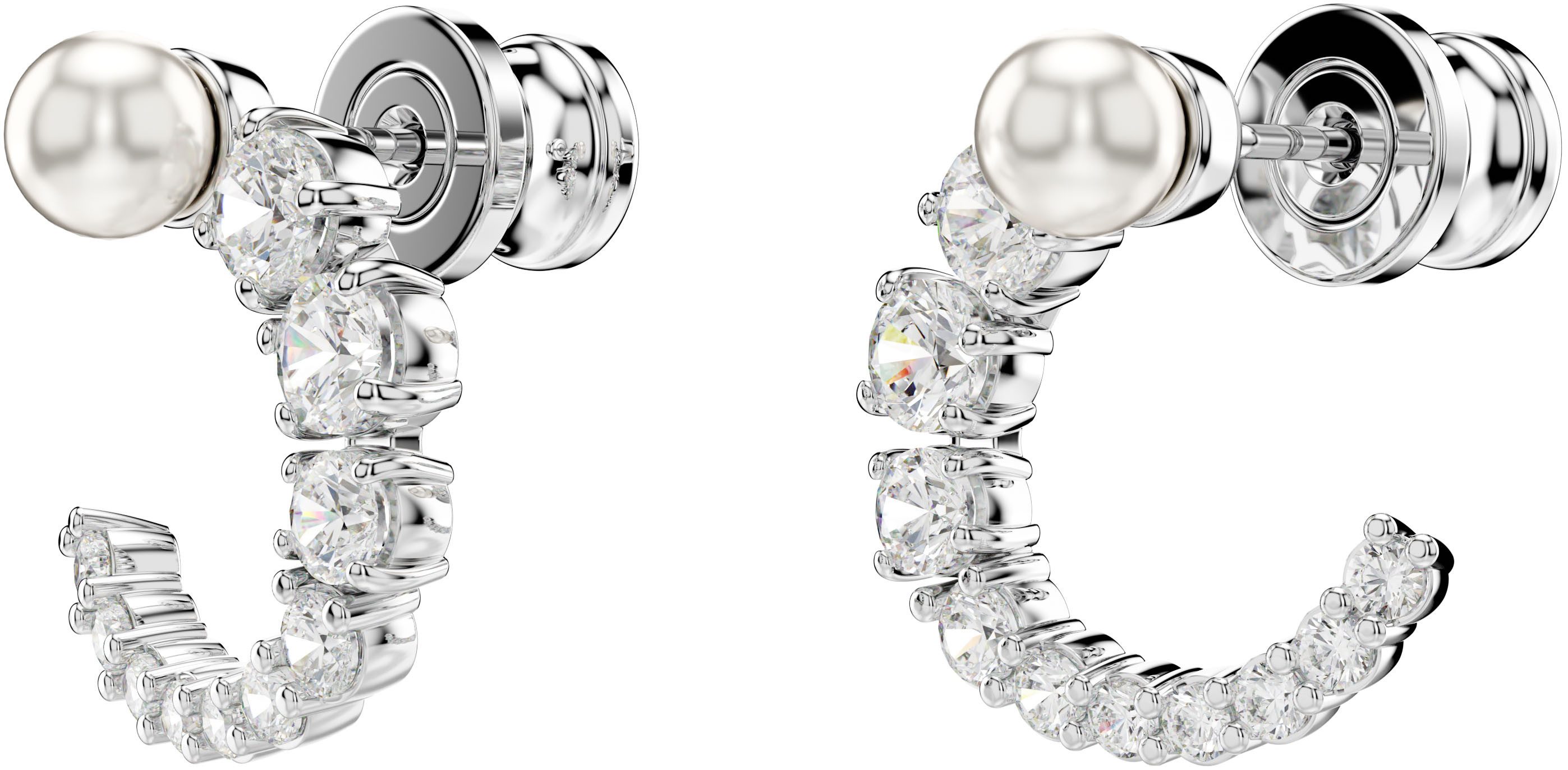 Swarovski Paar Creolen Schmuck Geschenk ... Swarovski Paar Creolen Schmuck Geschenk ...