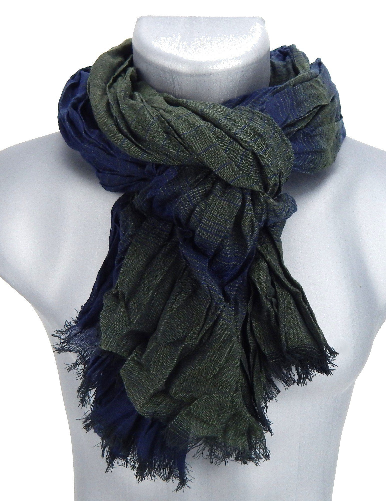 Ella Jonte Modeschal, weicher Herrenschal gestreift Viskose, modisch & urban