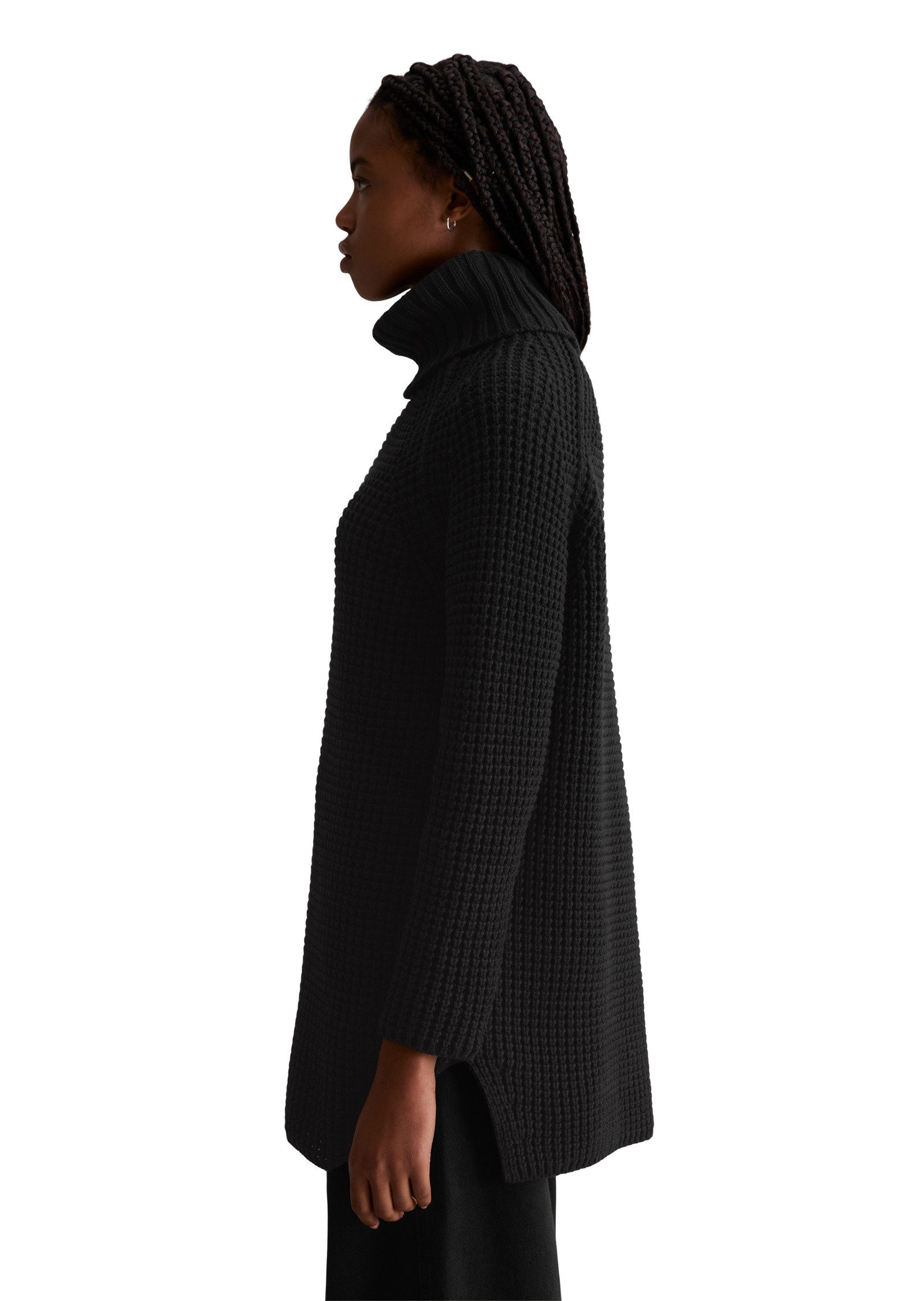 Marc O'Polo DENIM Stehkragenpullover aus Organic Cotton-Mix günstig online kaufen