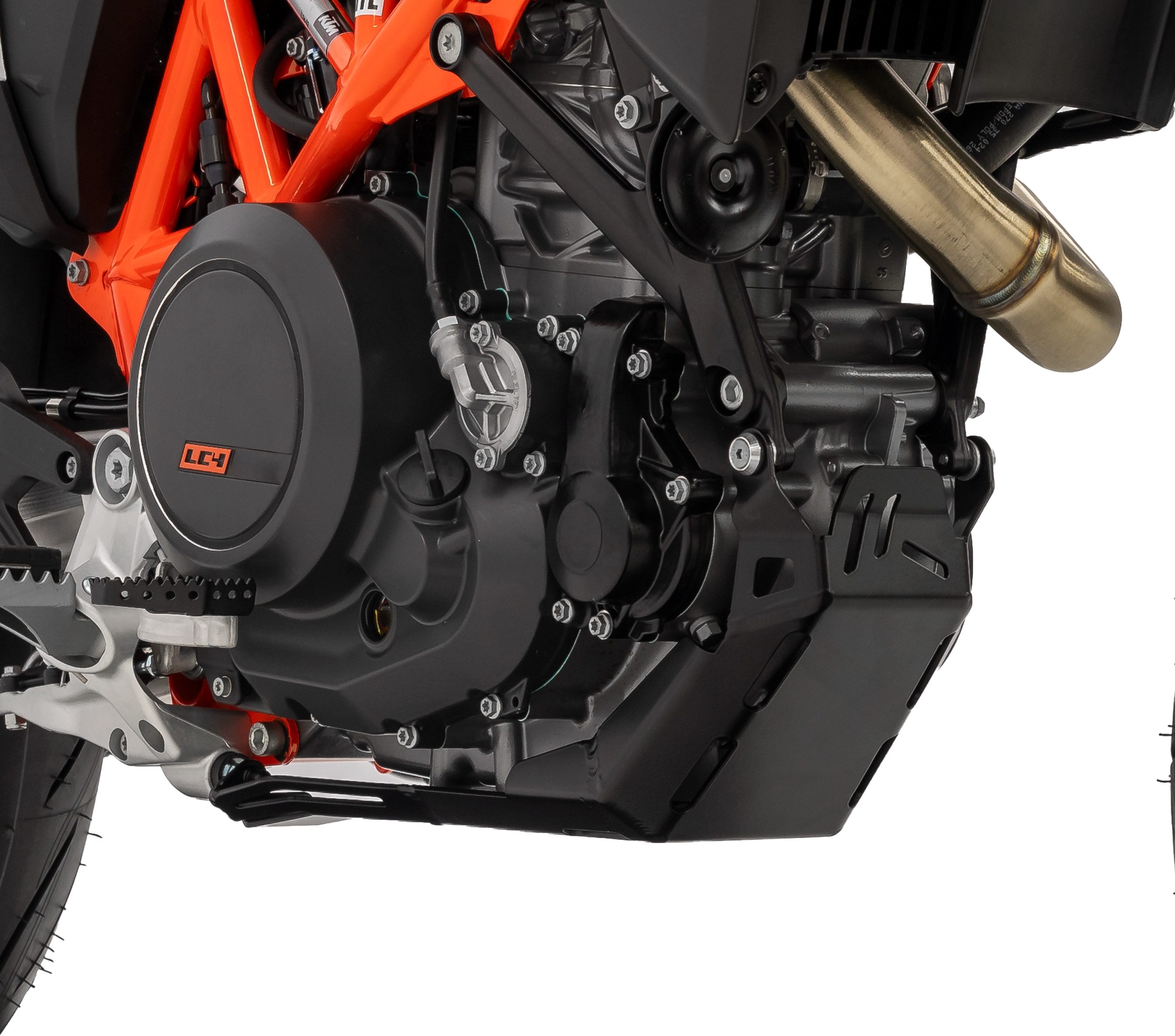 ZIEGER Motor-Schutzhülle Motorschutz für KTM 690 SMC R / 690 Enduro R schwarz