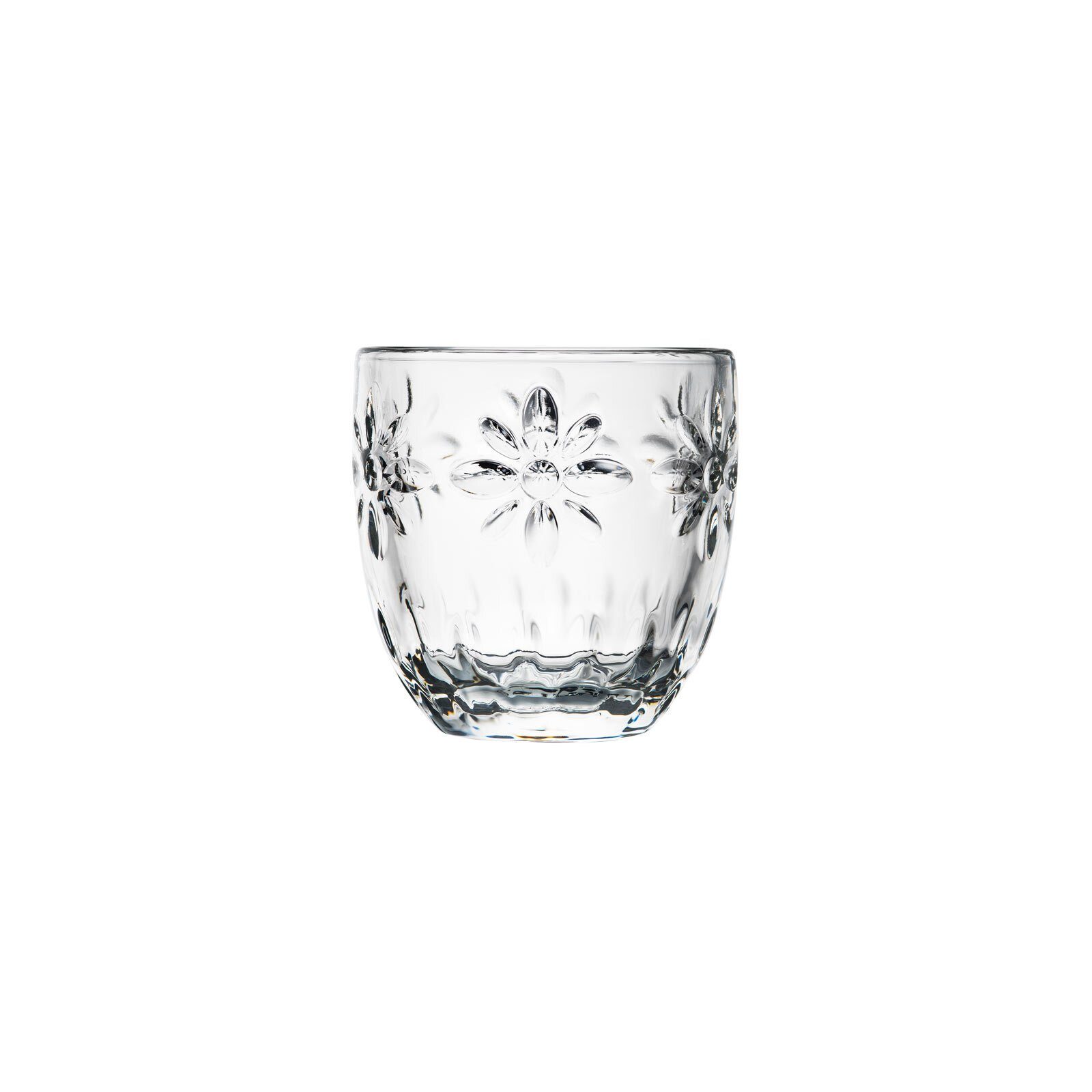 La Rochere Espressoglas Facetten Espressogläser 100 ml 4er Set, 4-tlg., Glas