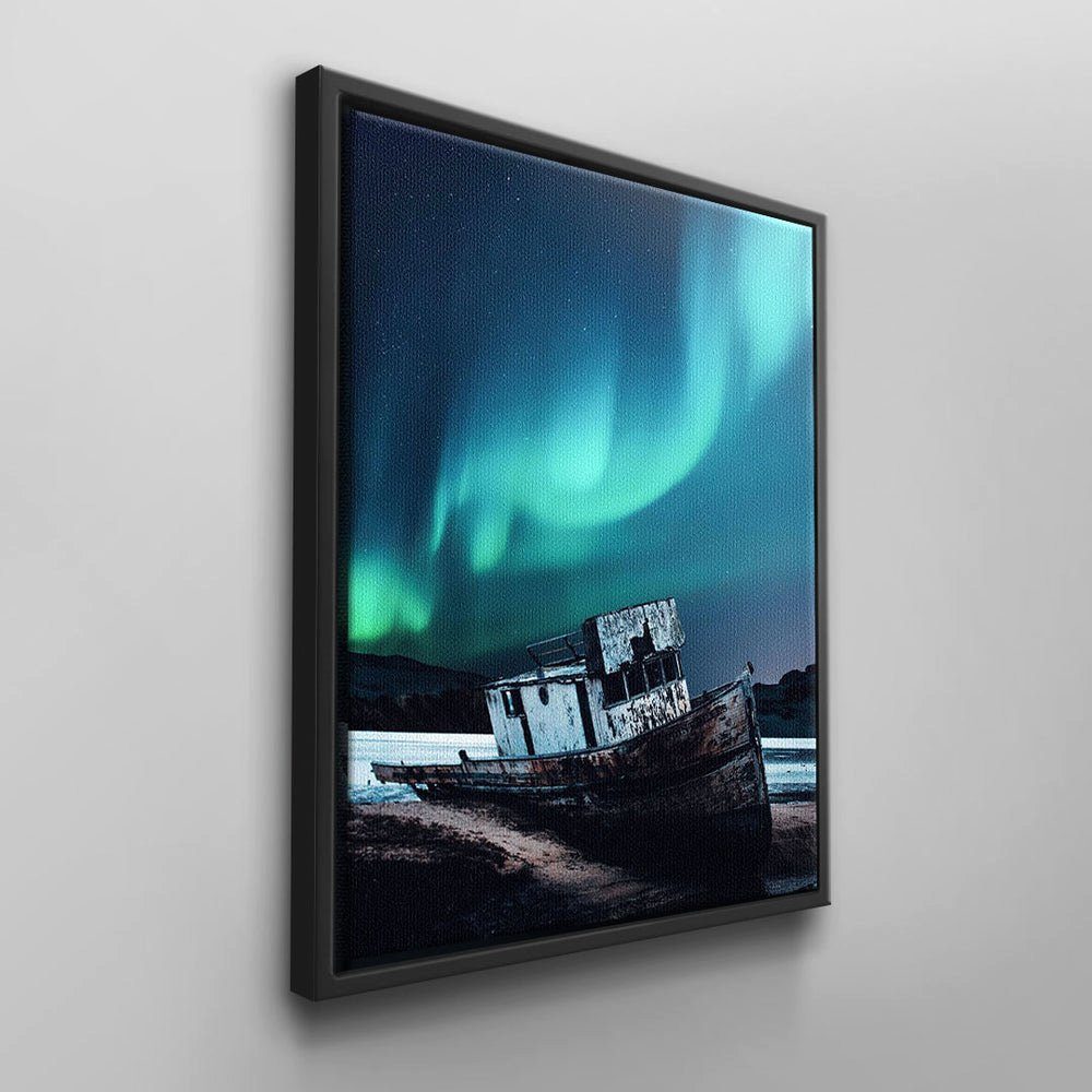 Moderne DOTCOMCANVAS® von Rahmen Wandbilder CANVAS Leinwandbild, DOTCOM schwarzer