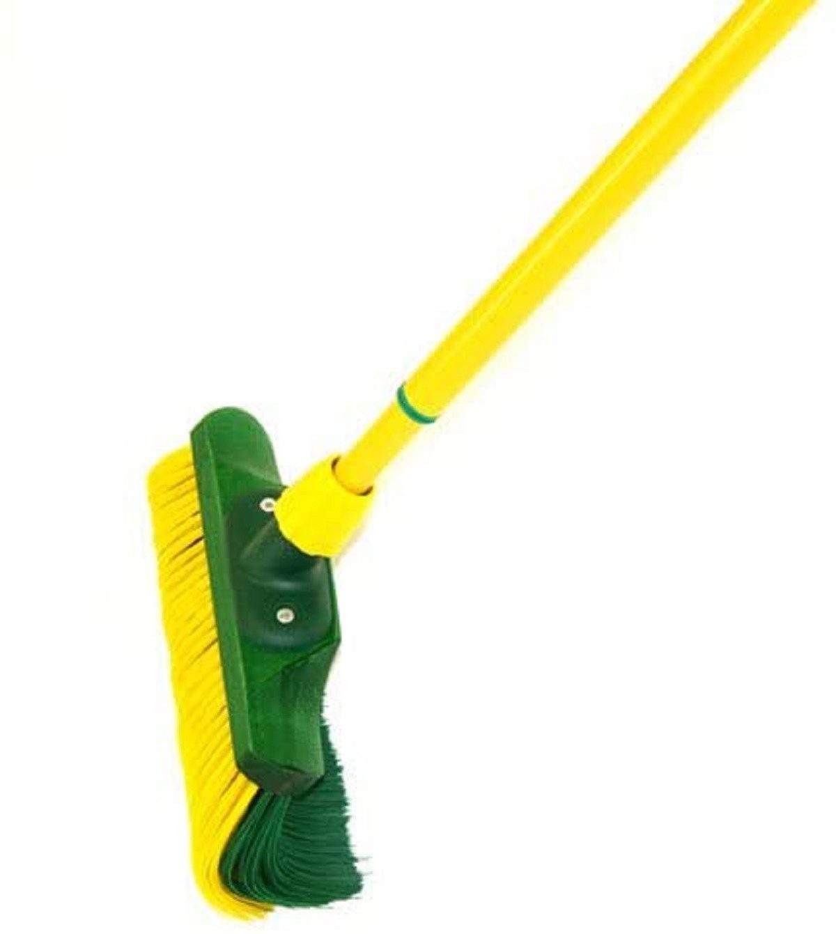 BÜMAG Straßenbesen Krallenbesen Set 2-tlg. mit 30 cm Kopf und Teleskopstiel, Ideal für schwer zugängliche Stellen, verstellbare Länge
