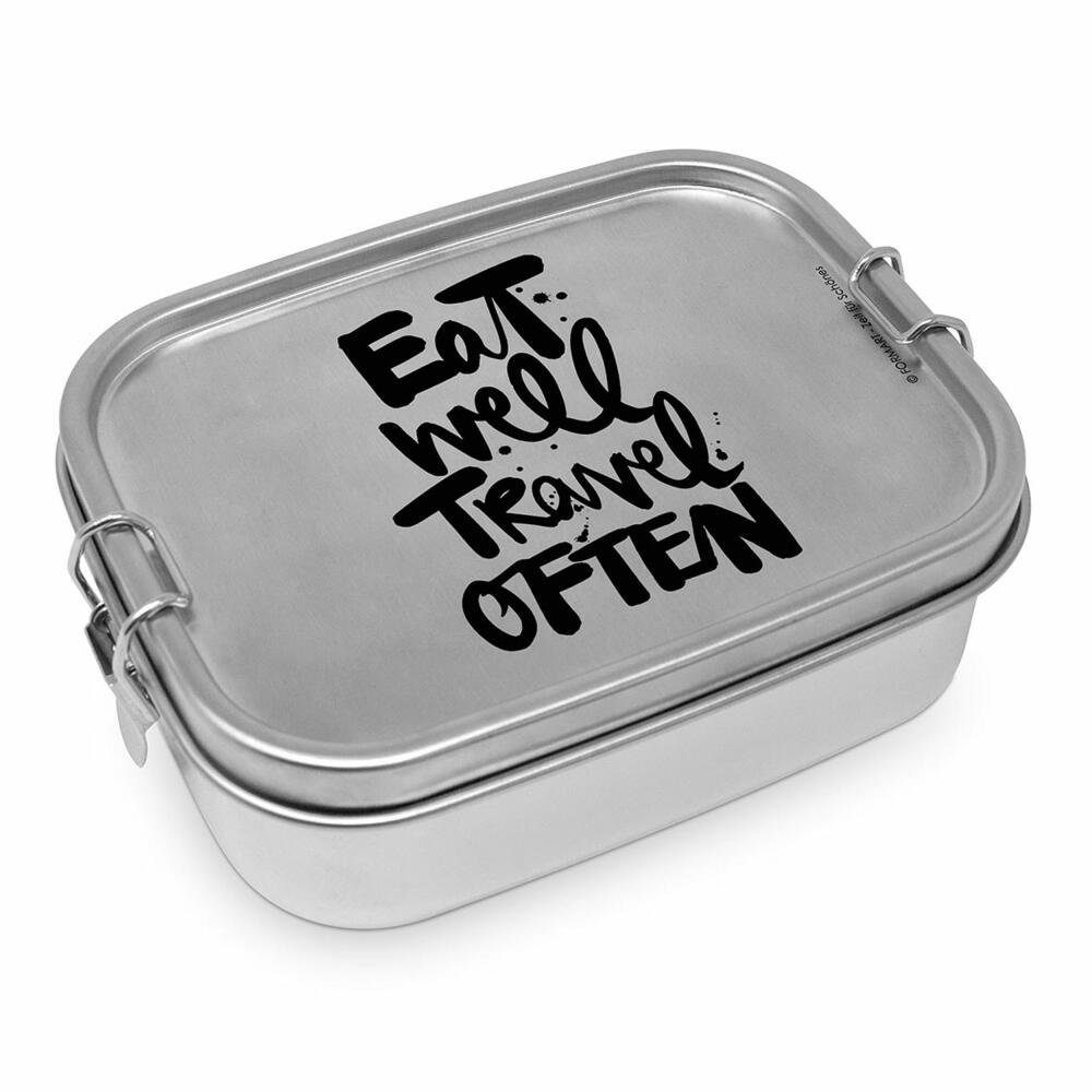 PPD Lunchbox Eat well Steel 900 ml, Edelstahl