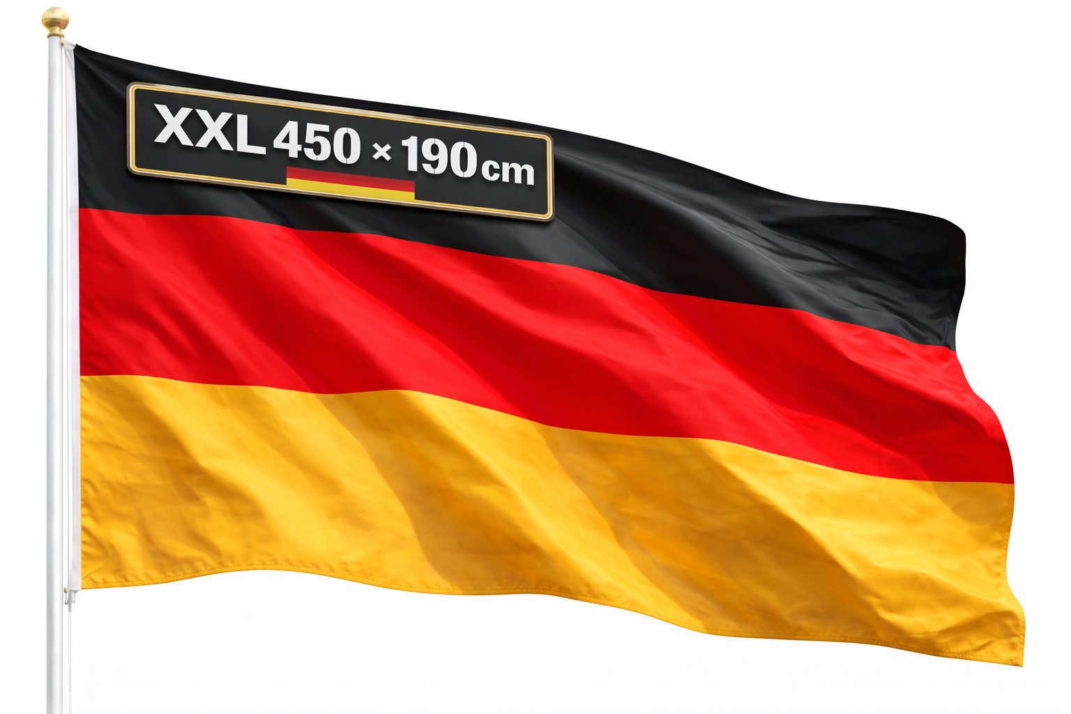 Dekotalent® Fahne Deutschland Flagge - WM 2026 Fahne - Fanartikel Fahne