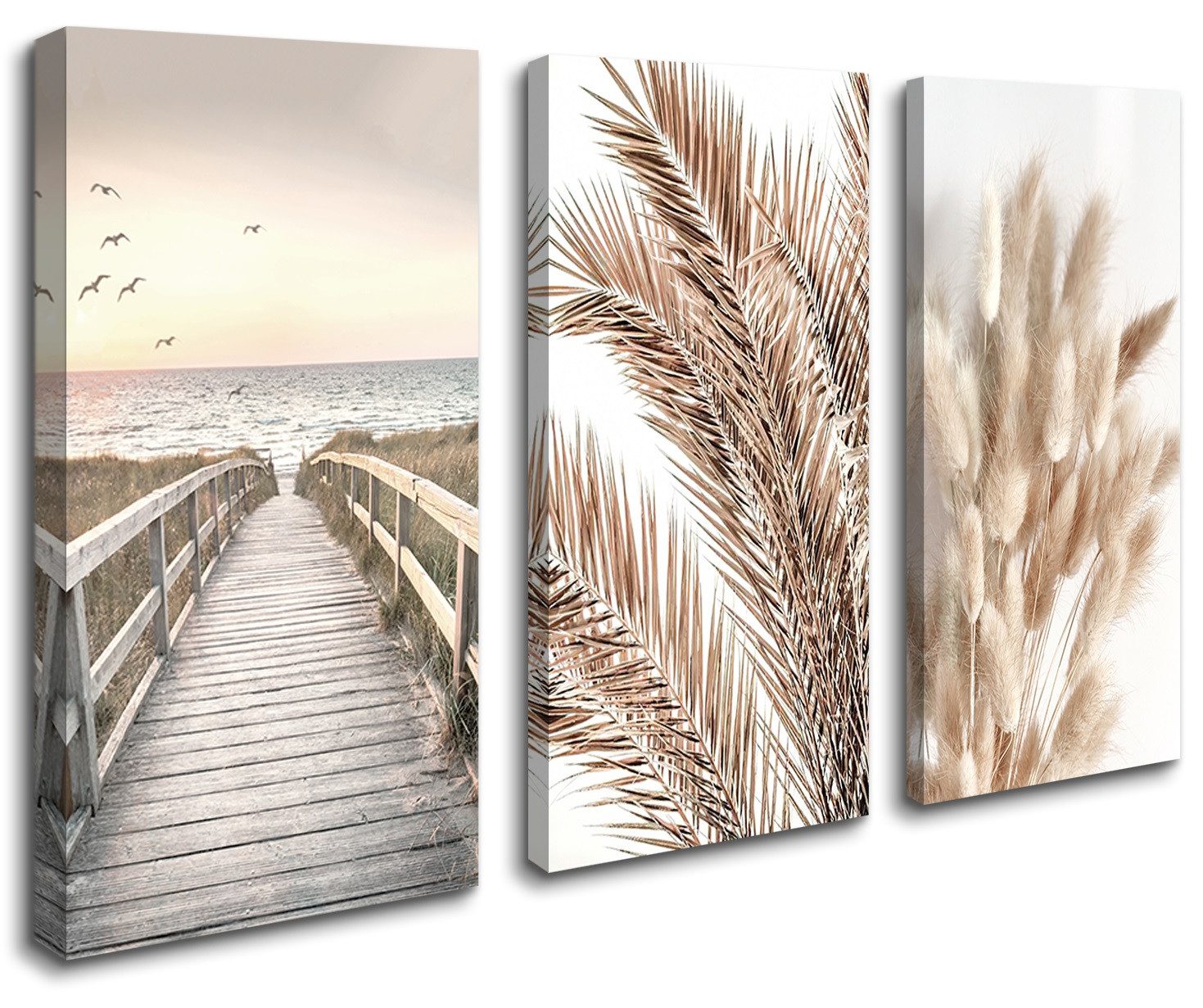 Visario Leinwandbild 3-teiliges Wandbild von Visario, günstig online kaufen