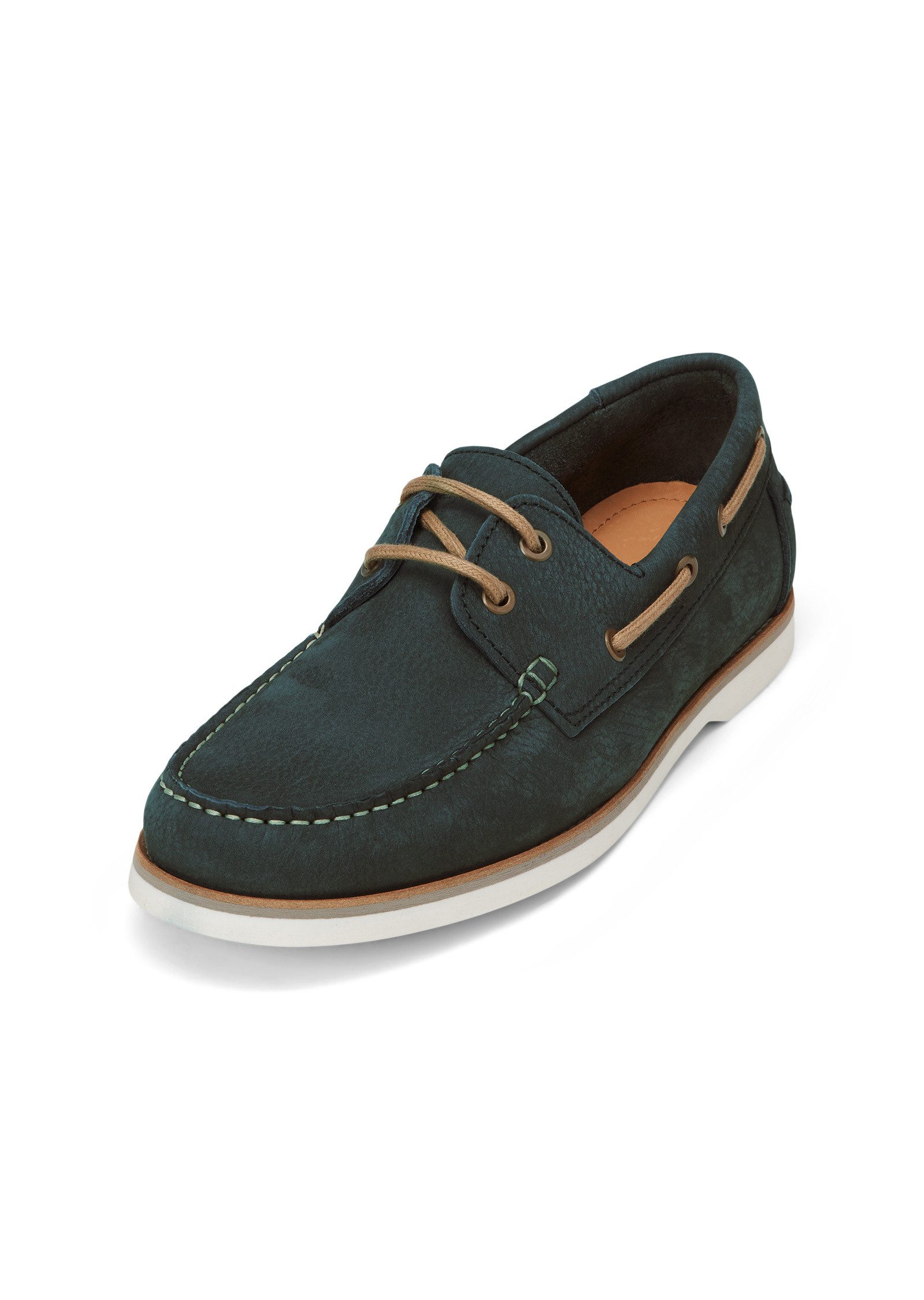 aus weichem Rindleder Bootsschuh