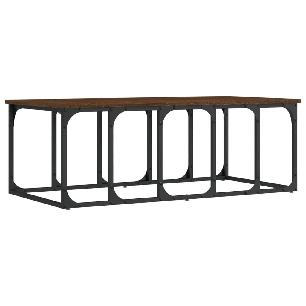 vidaXL Couchtisch Couchtisch Braun Eichen-Optik 100x50x35,5 günstig online kaufen