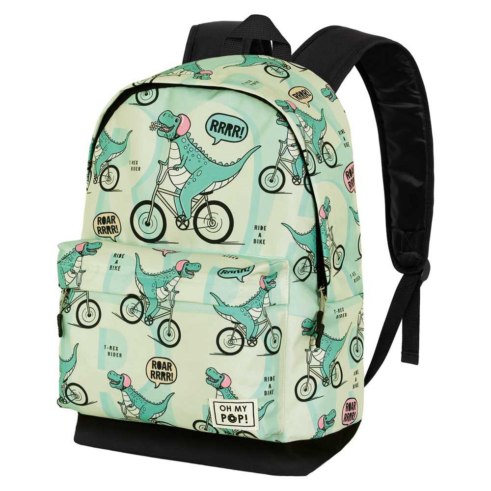 Oh My Pop! Cityrucksack Dinorrr Rucksack Tagesrucksack mit Laptopfach Schulrucksack