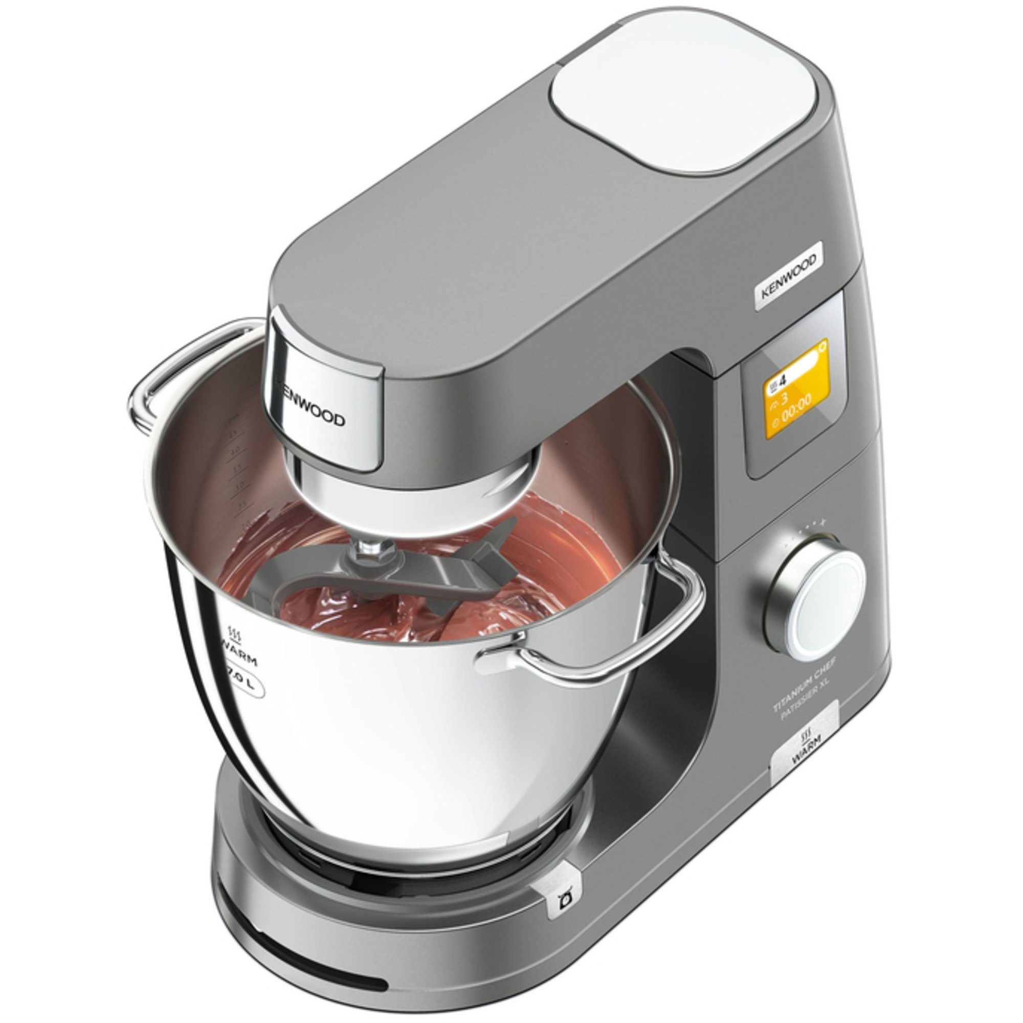 KENWOOD Küchenmaschine Titanium Chef Patissier XL Küchenmaschine KWL90.004SI, 1400 W, 7 l Schüssel