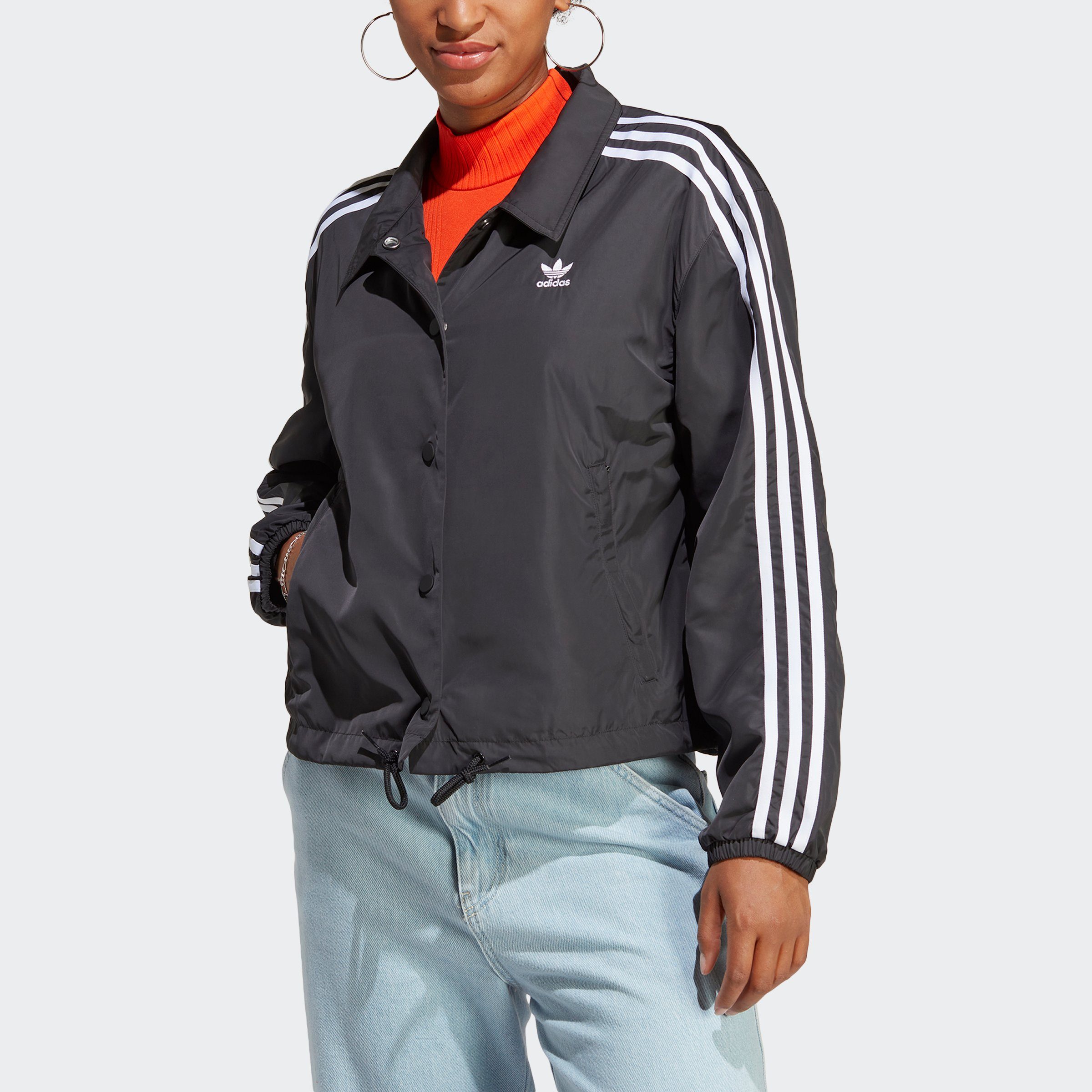 Originals 3STREIFEN ADICOLOR Black adidas CLASSICS Outdoorjacke COACH