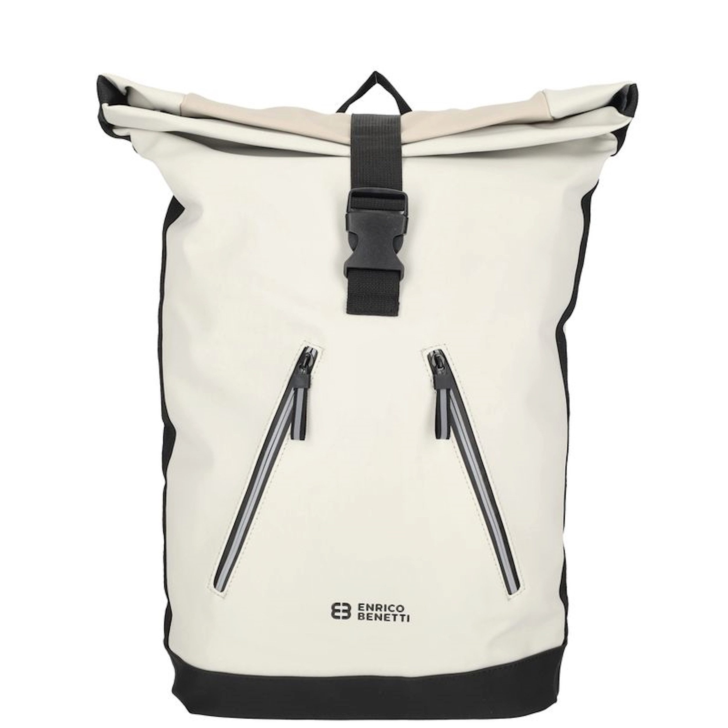 Enrico Benetti Cityrucksack Rolltop in zwei Größen, div. Farben