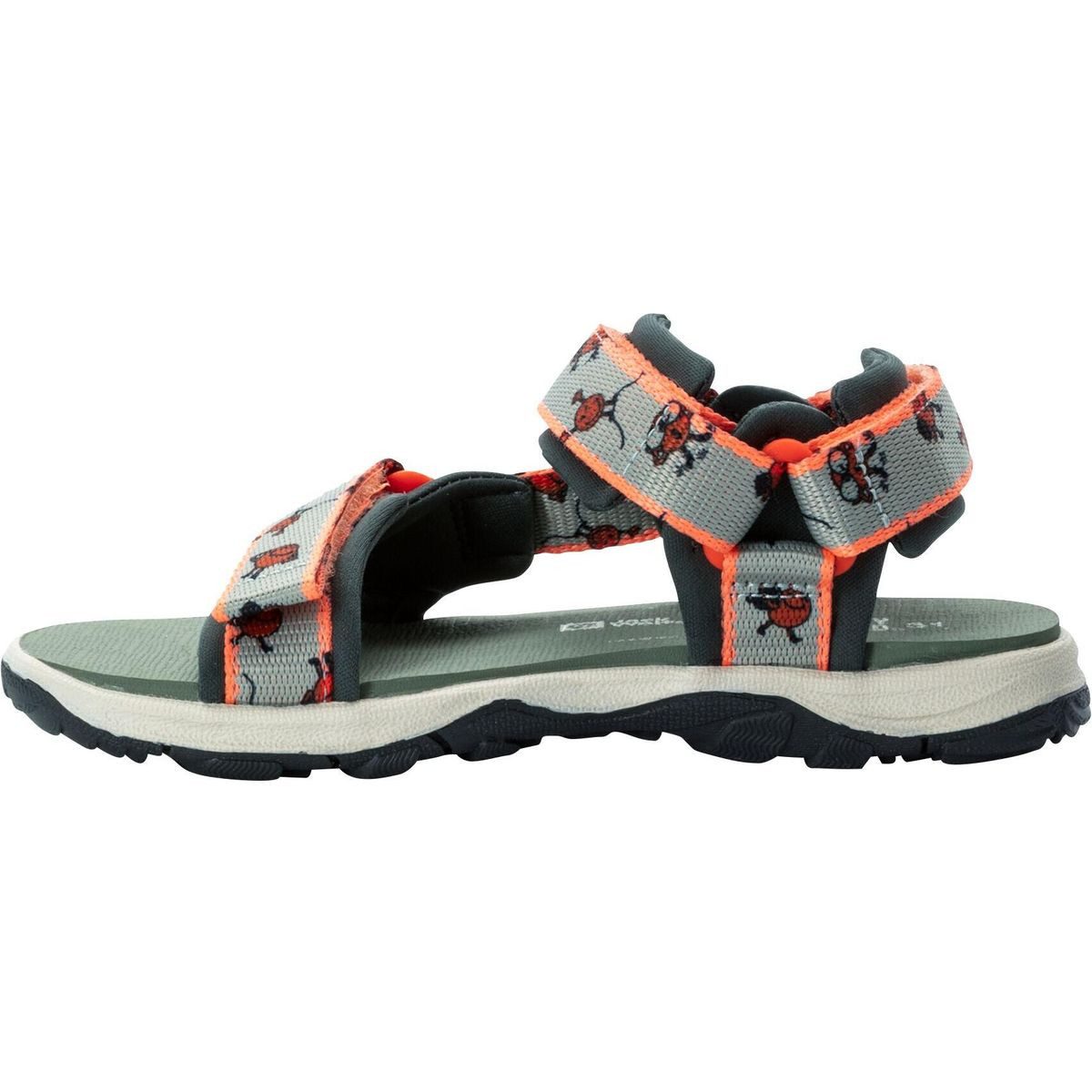 Jack Wolfskin Smileyworld Sandal K Outdoorsandale Robuste, multifunktionale Kindersandale für Frühlings- und