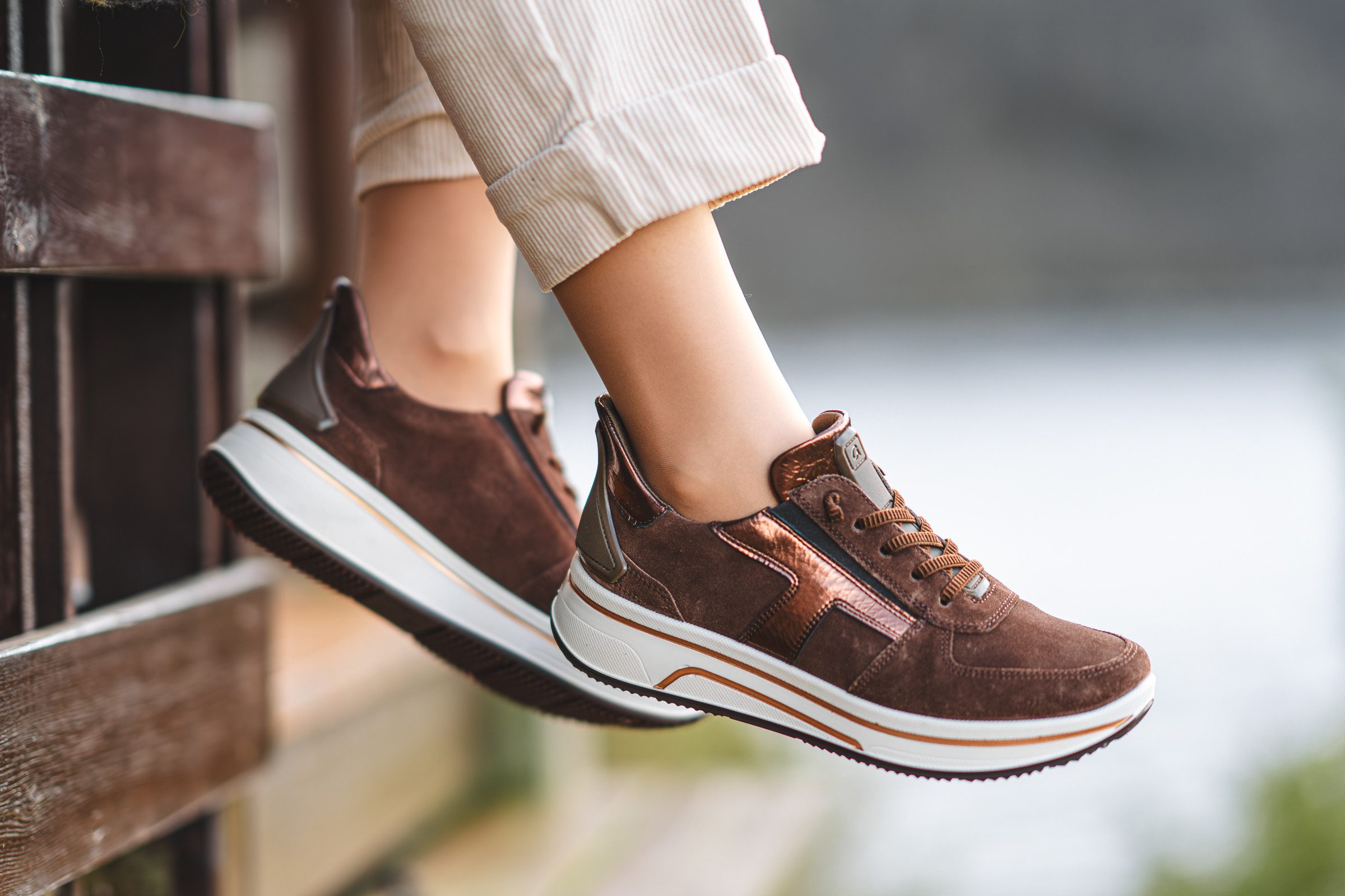 Ara SAPPORO Sneaker Plateausneaker, Schnürschuh in Komfortweite H (sehr wei günstig online kaufen