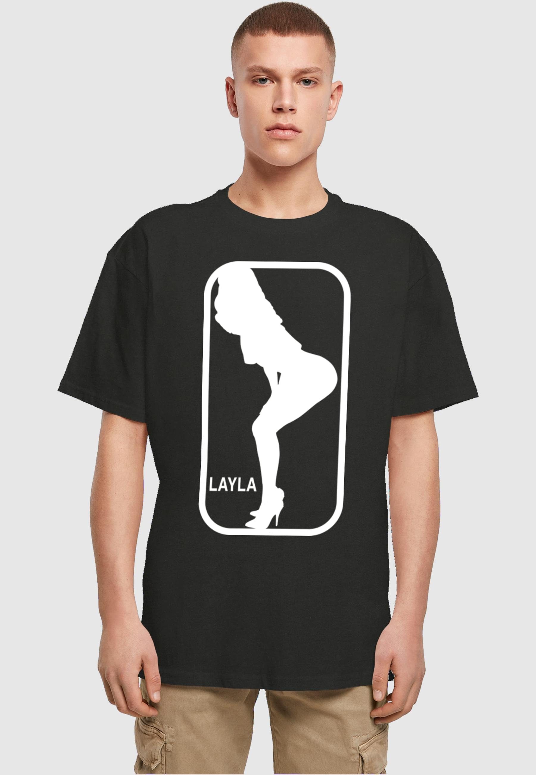T-Shirt Tee X Merchcode Herren Dance black Oversize (1-tlg) Layla