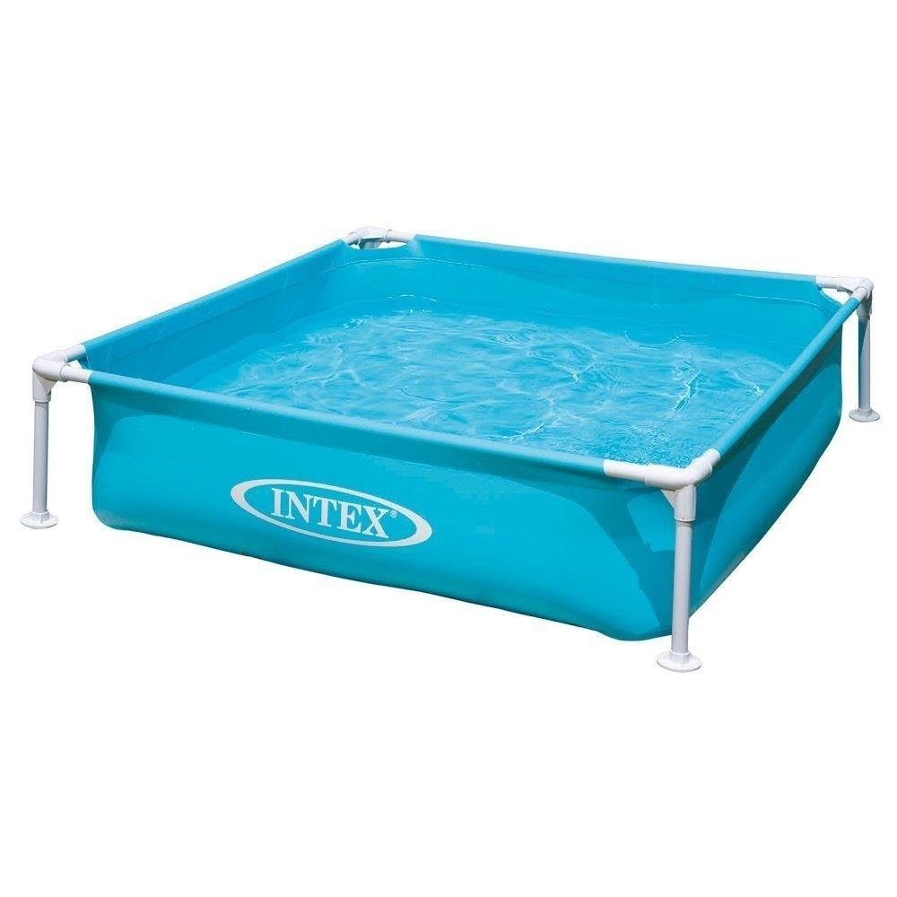 Intex Framepool Mini, 122 x 122 x 30 cm, Kinderpool, Babyplanschbecken