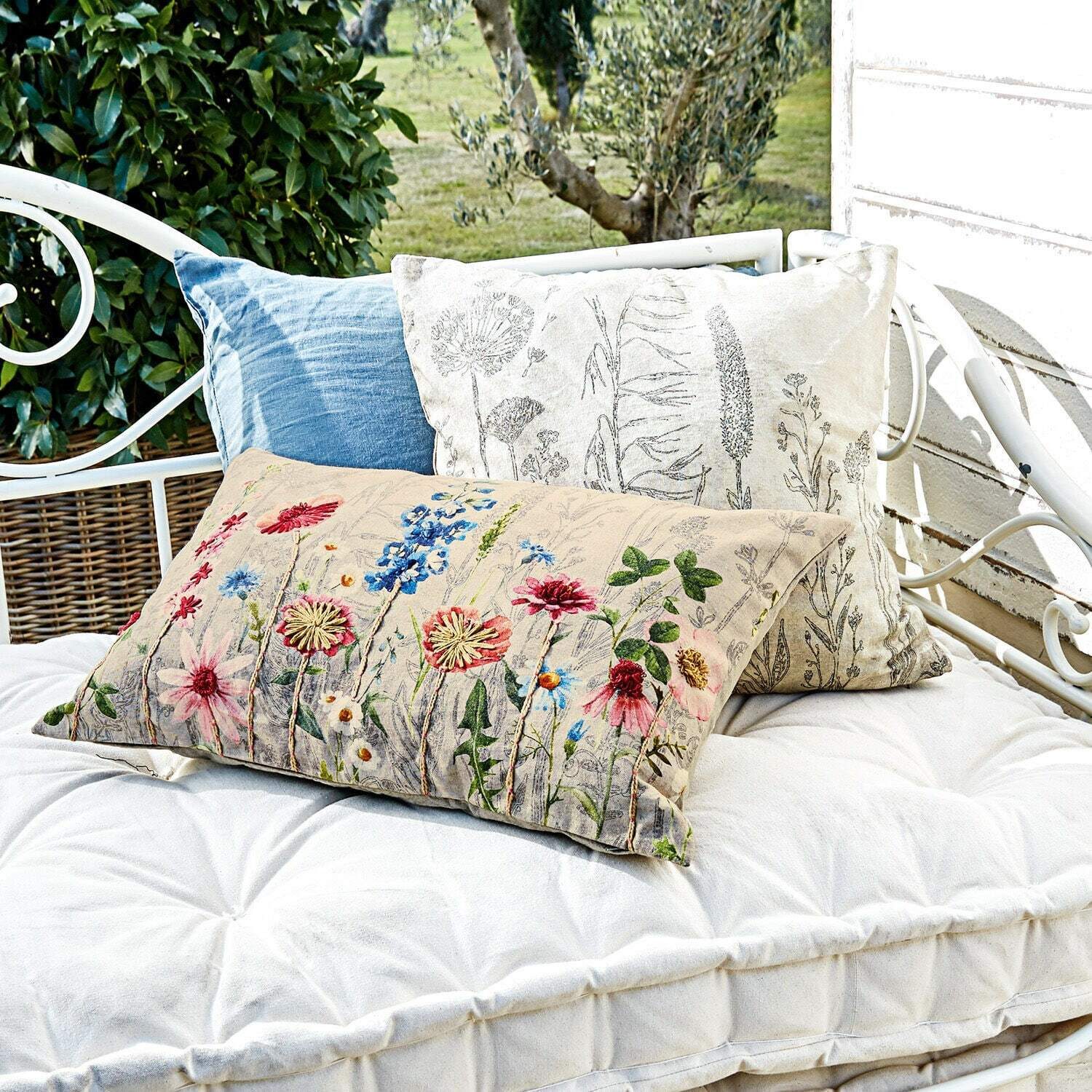 Mirabeau Kissenhülle Kissenhülle 2er Set Eleonoire bunt
