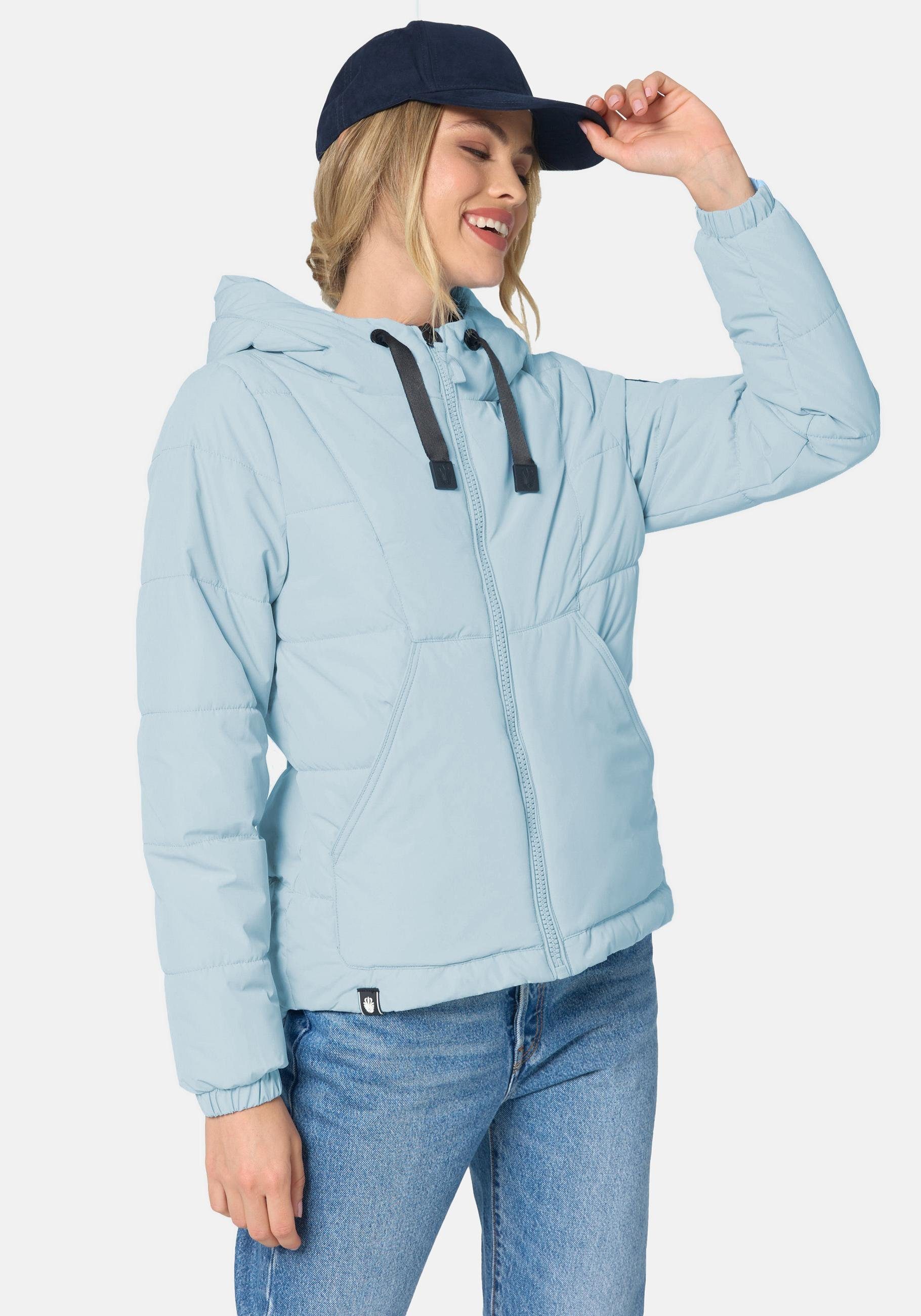 Navahoo Steppjacke Eisbällchen stylische Damen Winterjacke mit Kapuze