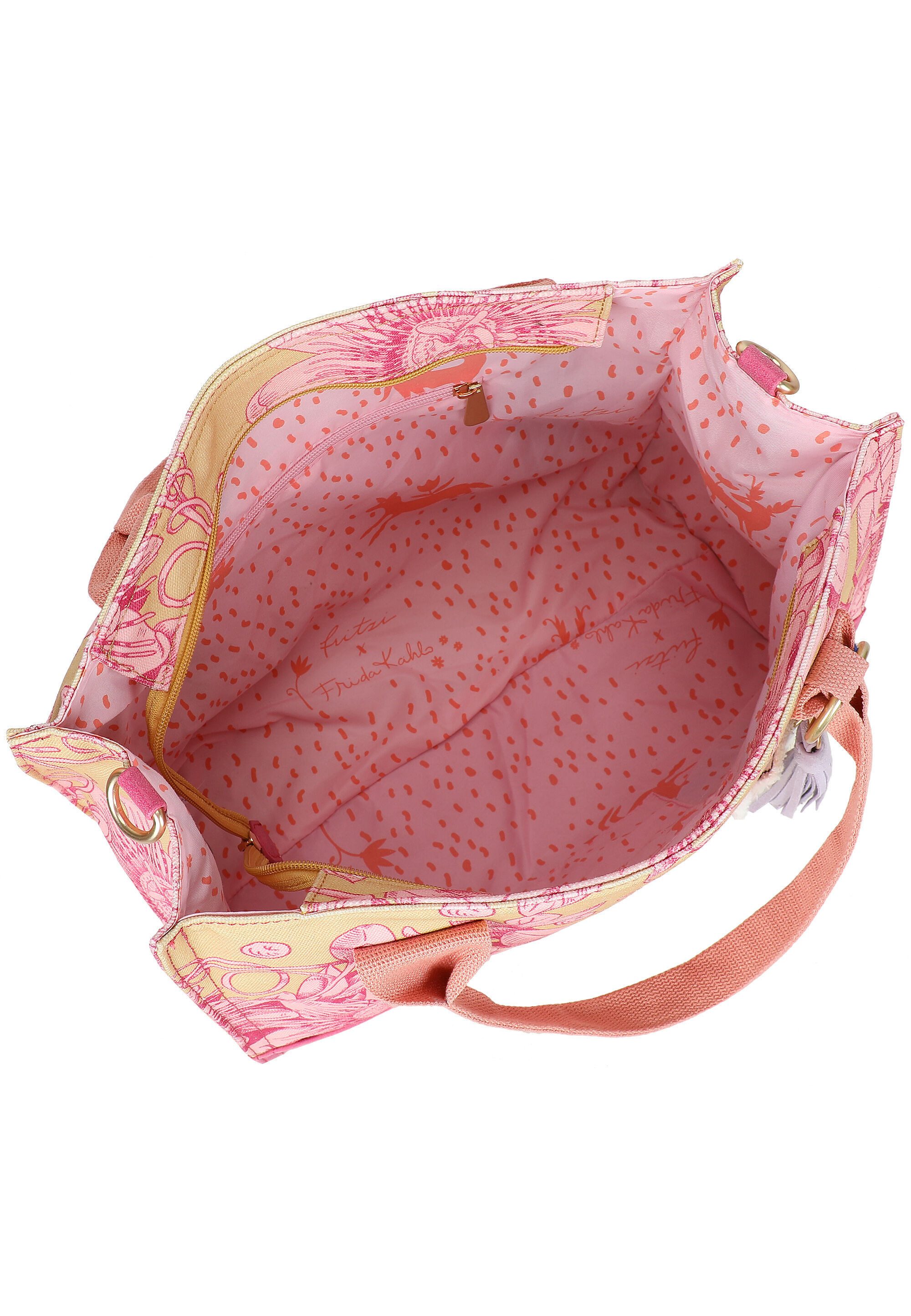 Fritzi aus Preußen Beuteltasche Fritzi x Frida Kahlo, mit Blumenprint
