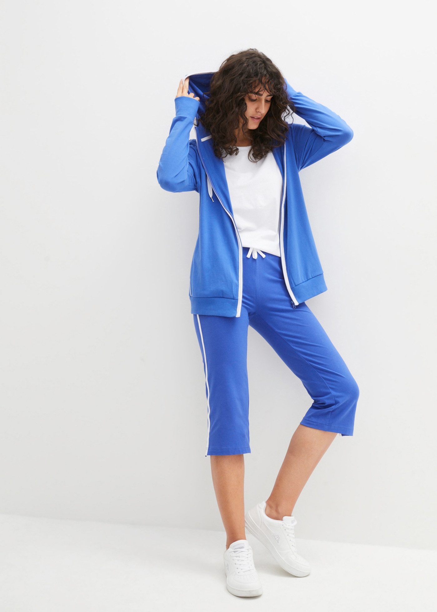 bonprix Sporthose (Packung, 2-tlg., 2er) Capri-Sporthose, skinny fit mit geradem Bein