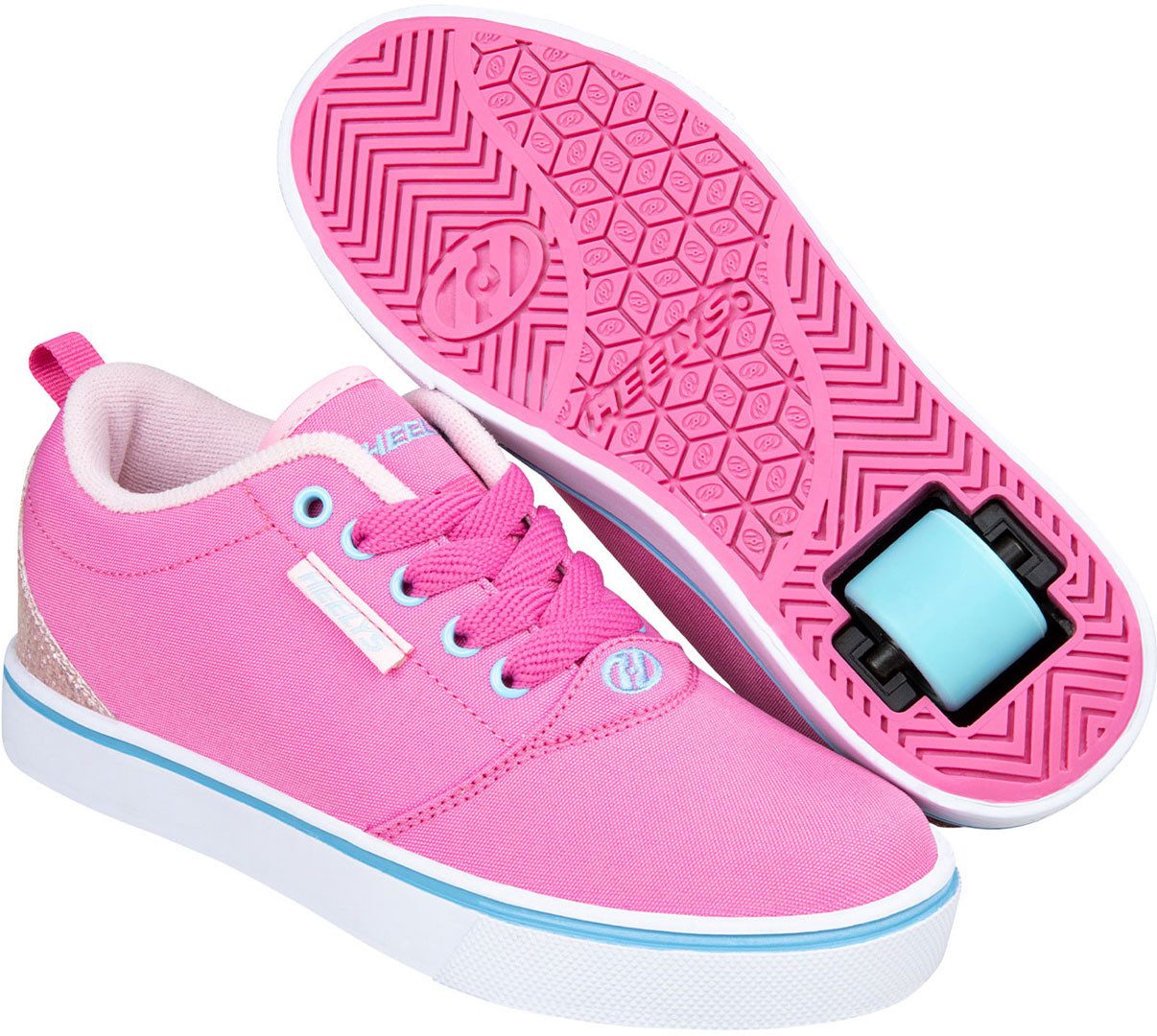 Heelys Rollschuhe HEELYS PRO 20 Schuh pink/light pink/turquise canvas