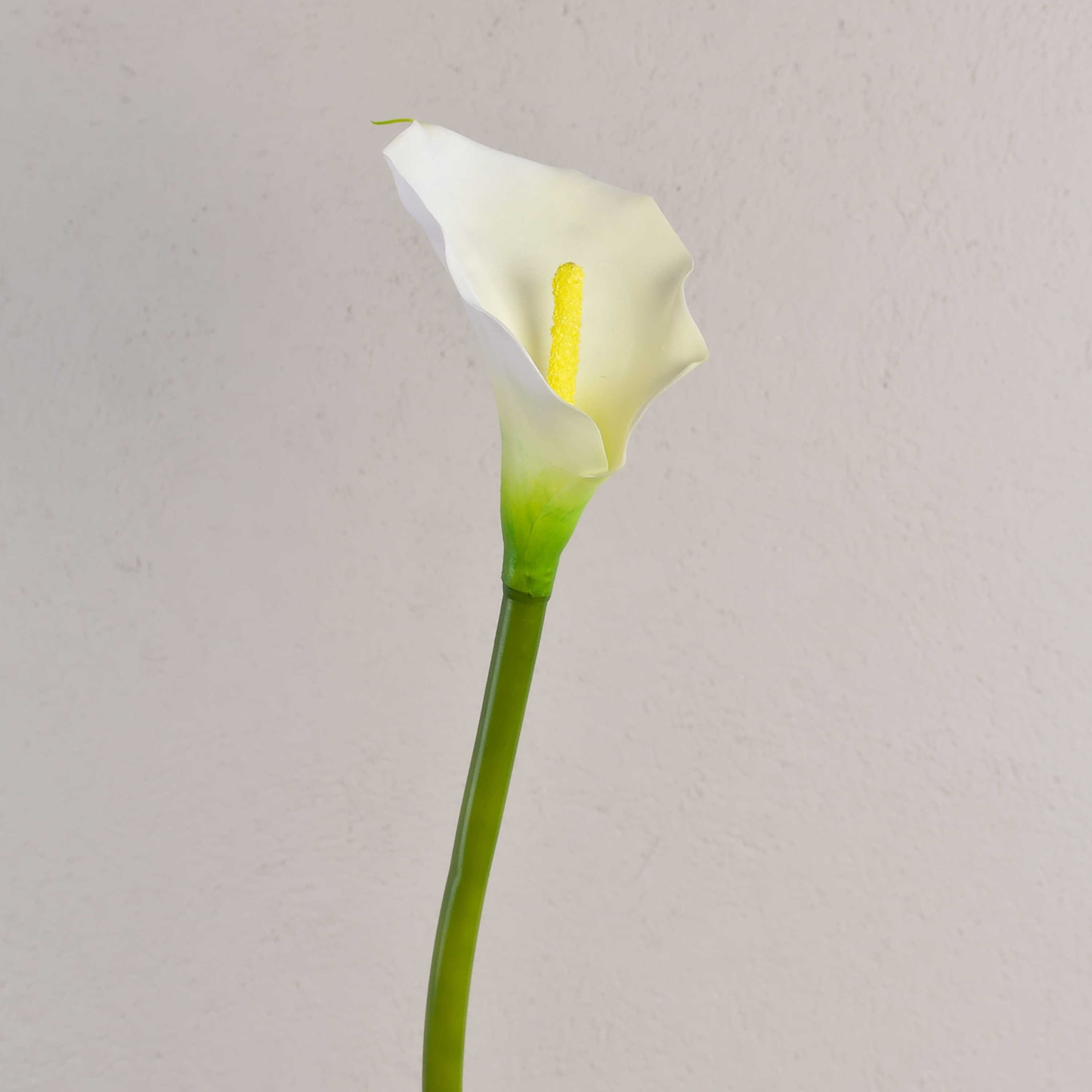 Kunstblume Kunst Calla, weiß, natürlich anfühlend, 70cm, 8x12cm Calla, artplants, Höhe 70.0 cm