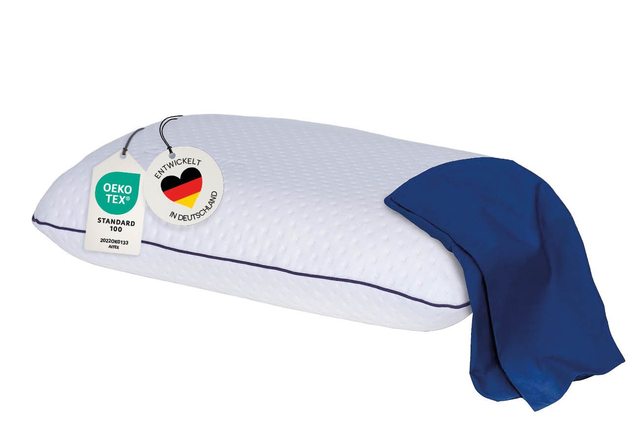 Nackenstützkissen ergonomisches Reisekissen SUPER TRAVEL, Nackenkissen aus Memory Schaum