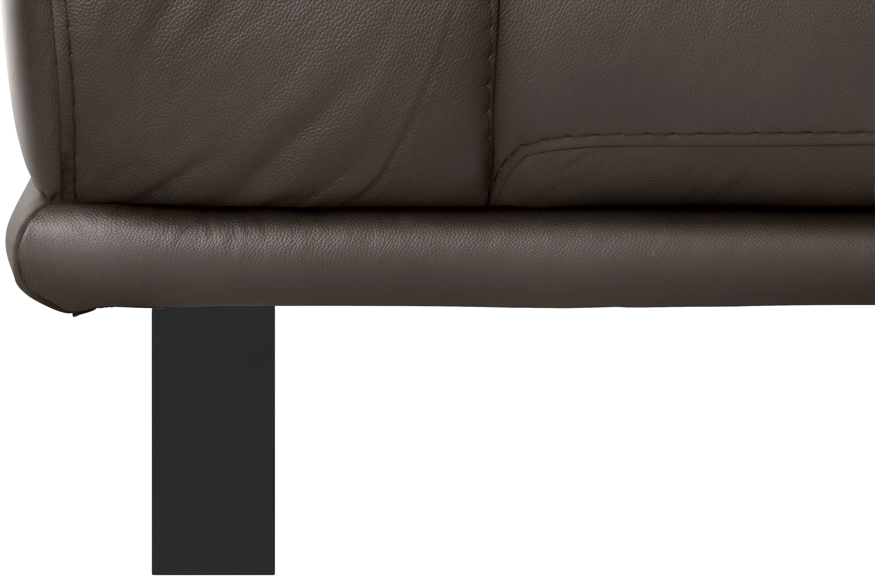 2,5-Sitzer pulverbeschichtet, Schwarz montanaa, cm Metallkufen in mit 212 Breite W.SCHILLIG