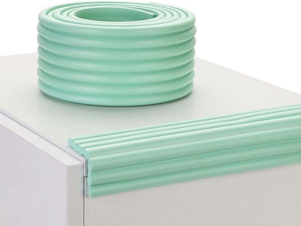 Coonoor Kindersicherung Захист краю 2M Baby Schaumstoff Selbstklebend, Tischkantenschutz, Kinderschutz Stoßschutz für Tisch und Möbel Kanten