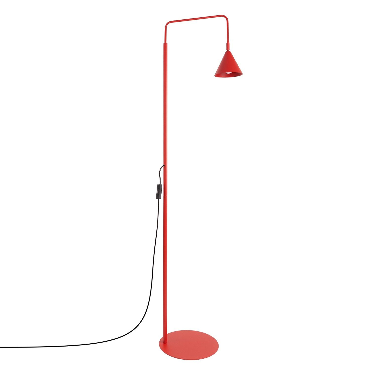 SOLLUX lighting Stehlampe Stehleuchte NOX rot, Nicht enthalten