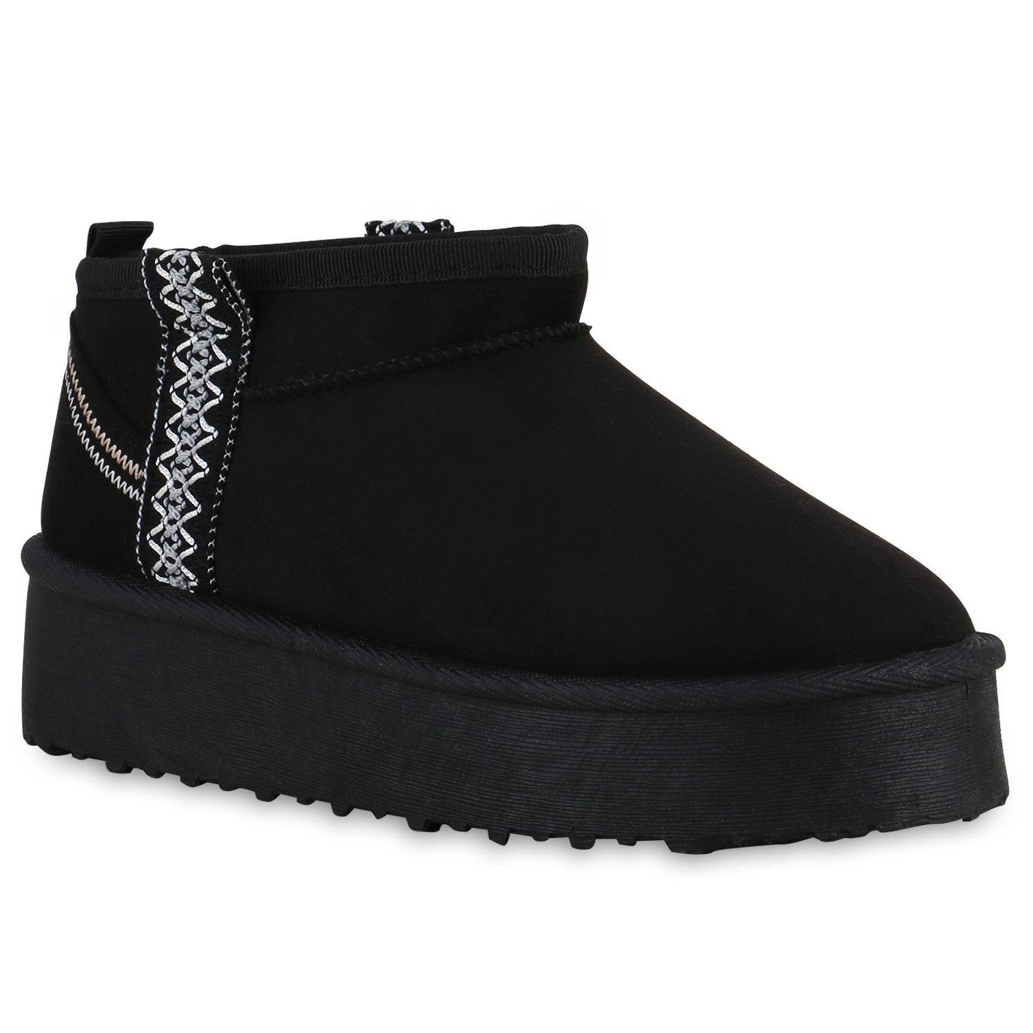 VAN HILL 840911 Winterstiefelette Damen Warm Gefütterte Winter Boots Stiefe günstig online kaufen