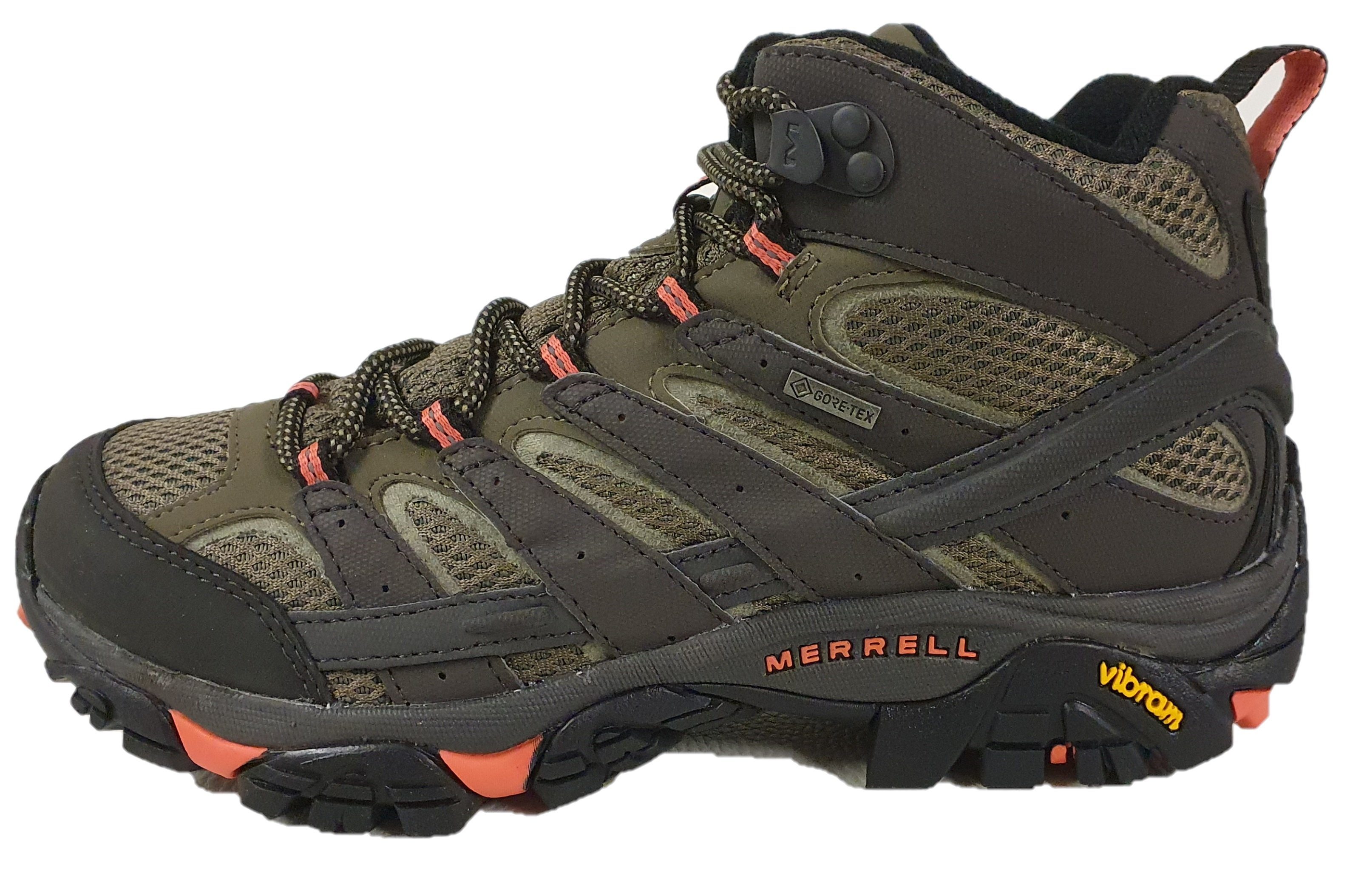 Merrell Moab 2 Mid Damen Outdoor Goretex Wanderschuh Wanderstiefel