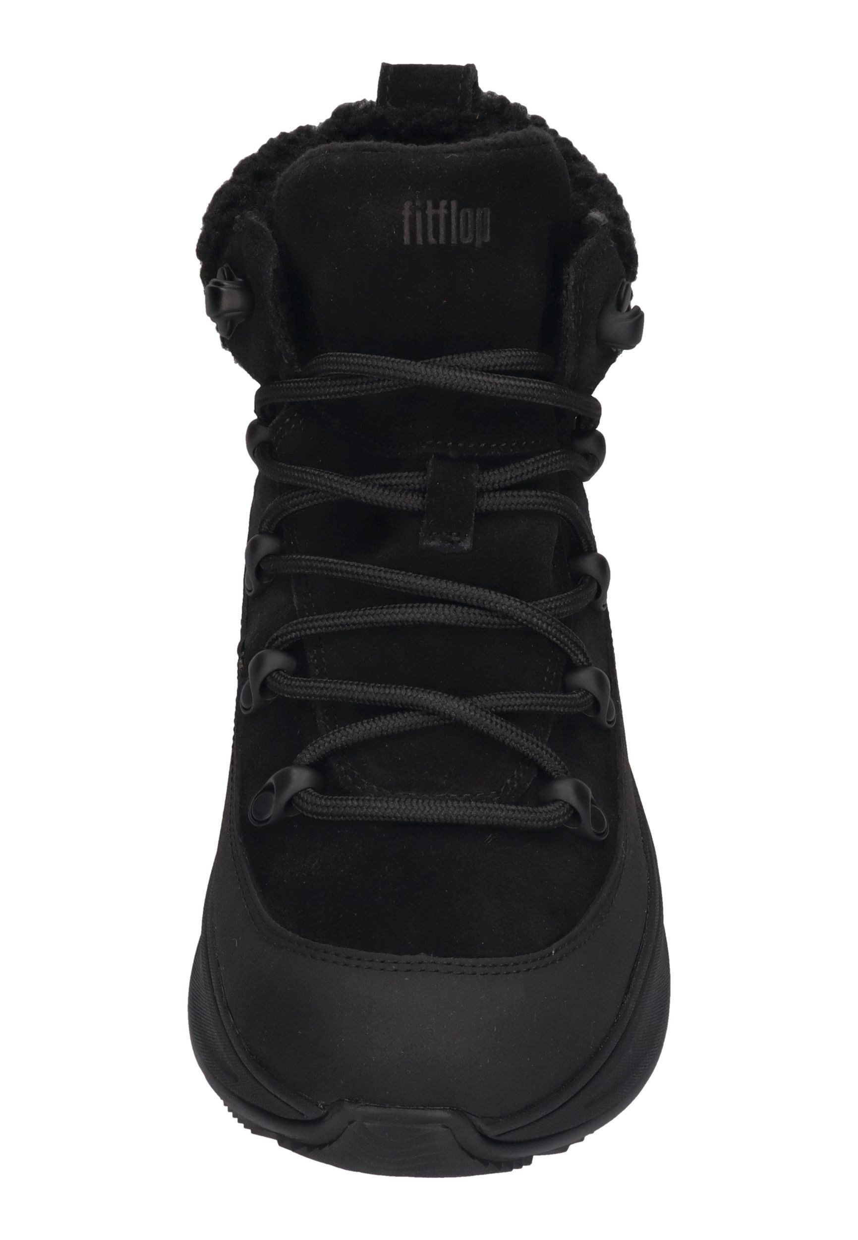 Fitflop F-MODE TEDDY-COLLAR WARM Stiefelette All Black