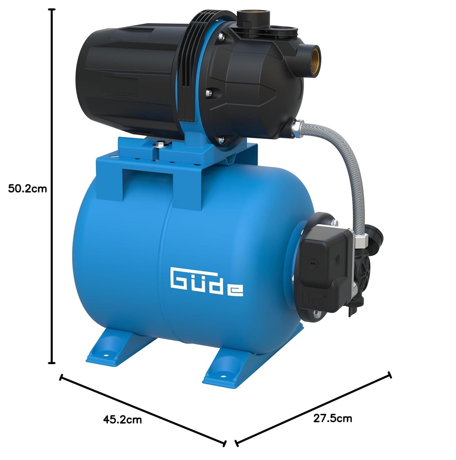 Güde Akku-Gartenpumpe Güde HWW 6035 Hauswasserwerk 3200 L/h Gartenpumpe 600 W