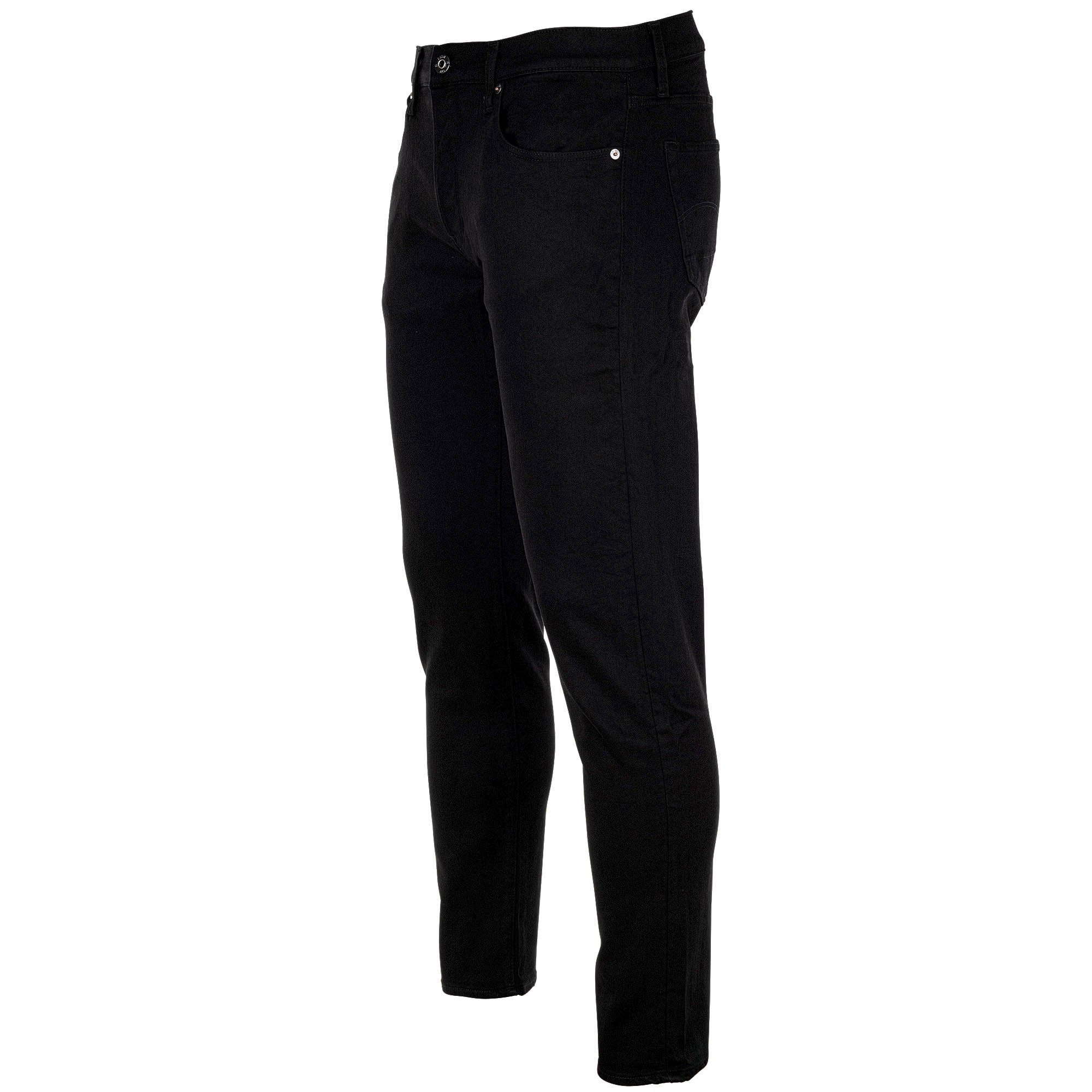 G-STAR Regular-fit-Jeans Herren Jeans Baumwolle 3301 Slim Pitch Black