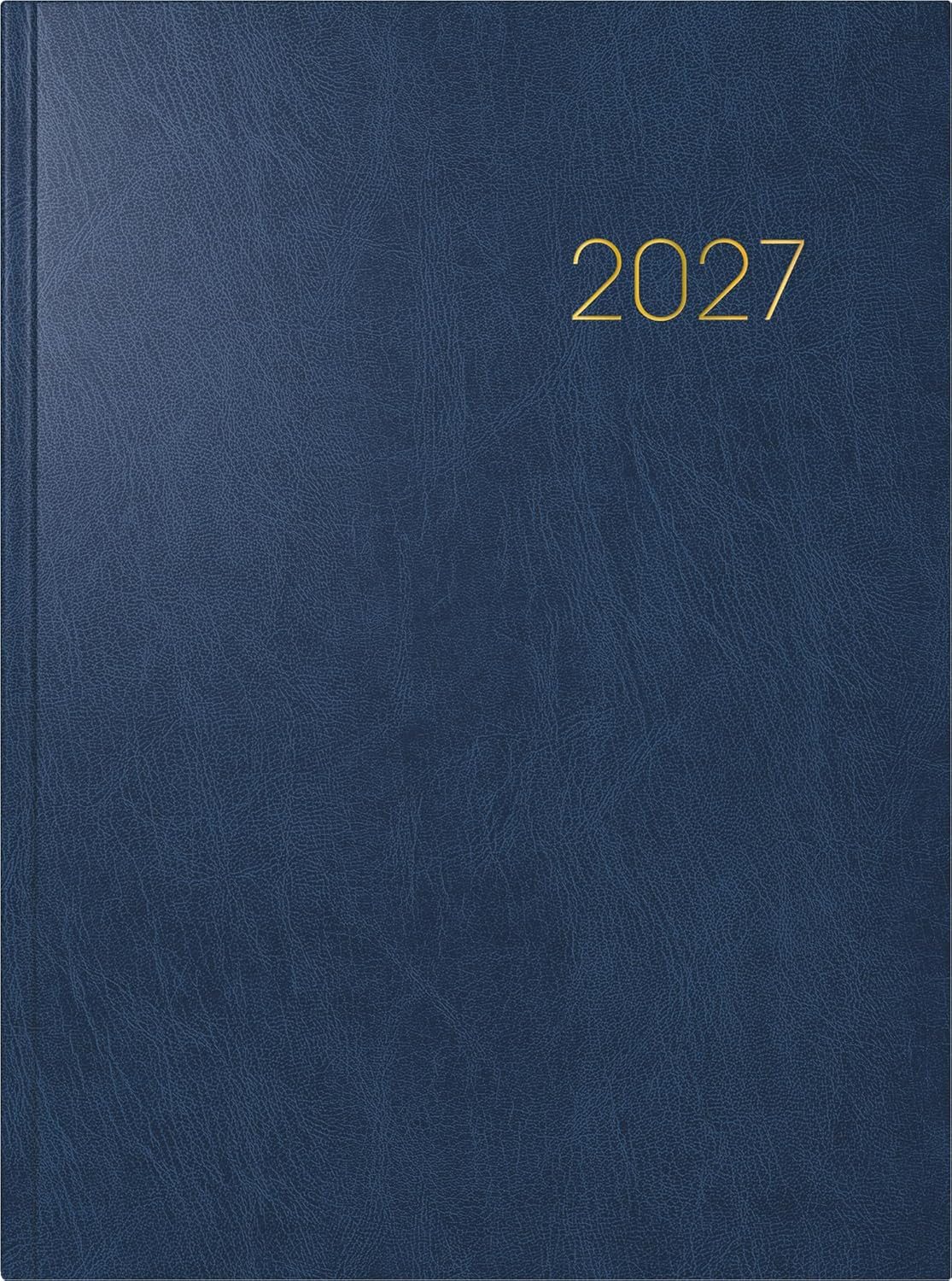 BRUNNEN Buchkalender BRUNNEN Buchkalender Mod. 797 2027, 168×240 mm, Kunststoff, blau