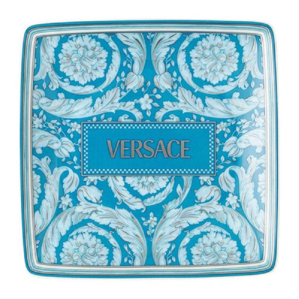 Versace Schmuckkassette by Rosenthal Schale Barocco Teal (12cm)