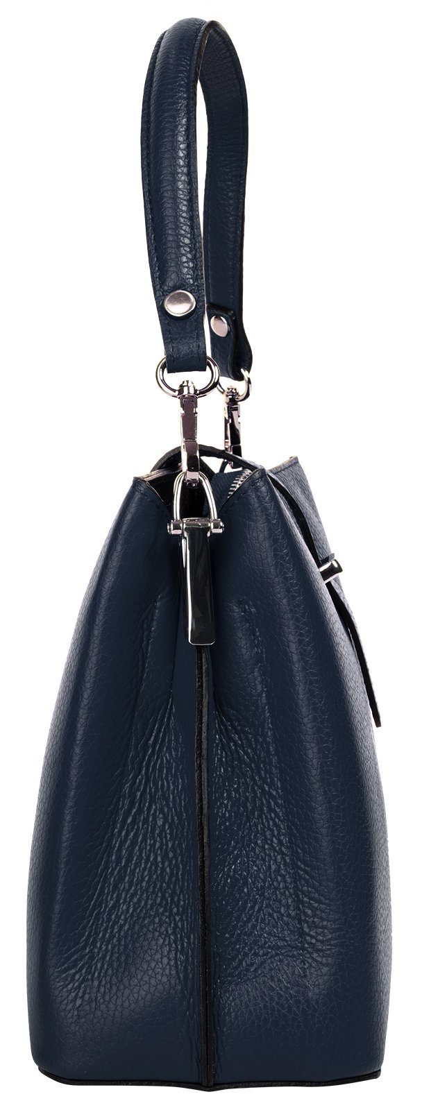 Cluty Henkeltasche (1-tlg), echt Leder, Made in Italy