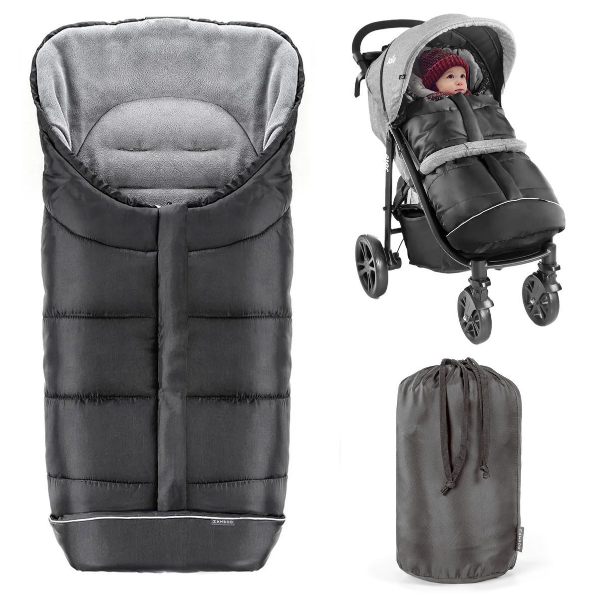 Fußsack Schwarz